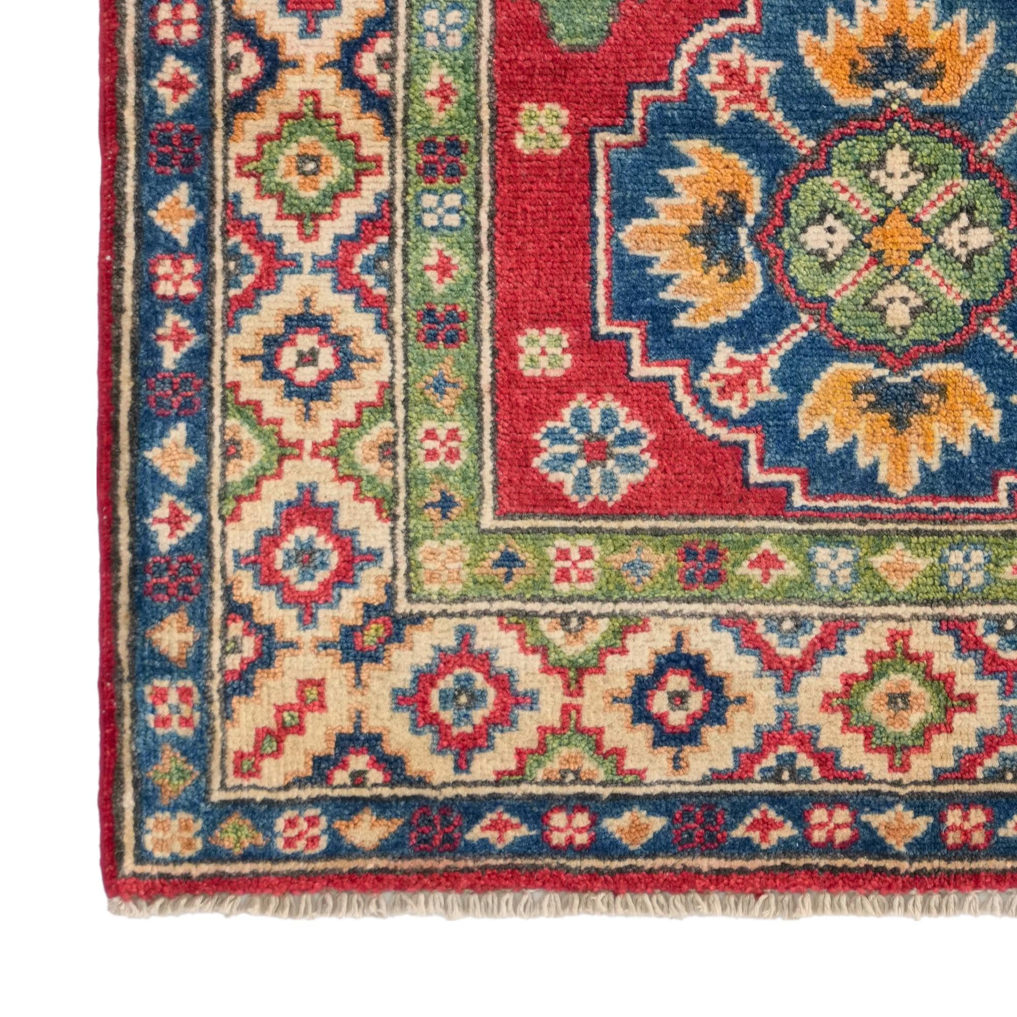 80cm x 120cm Hand Knotted Kazak Rug