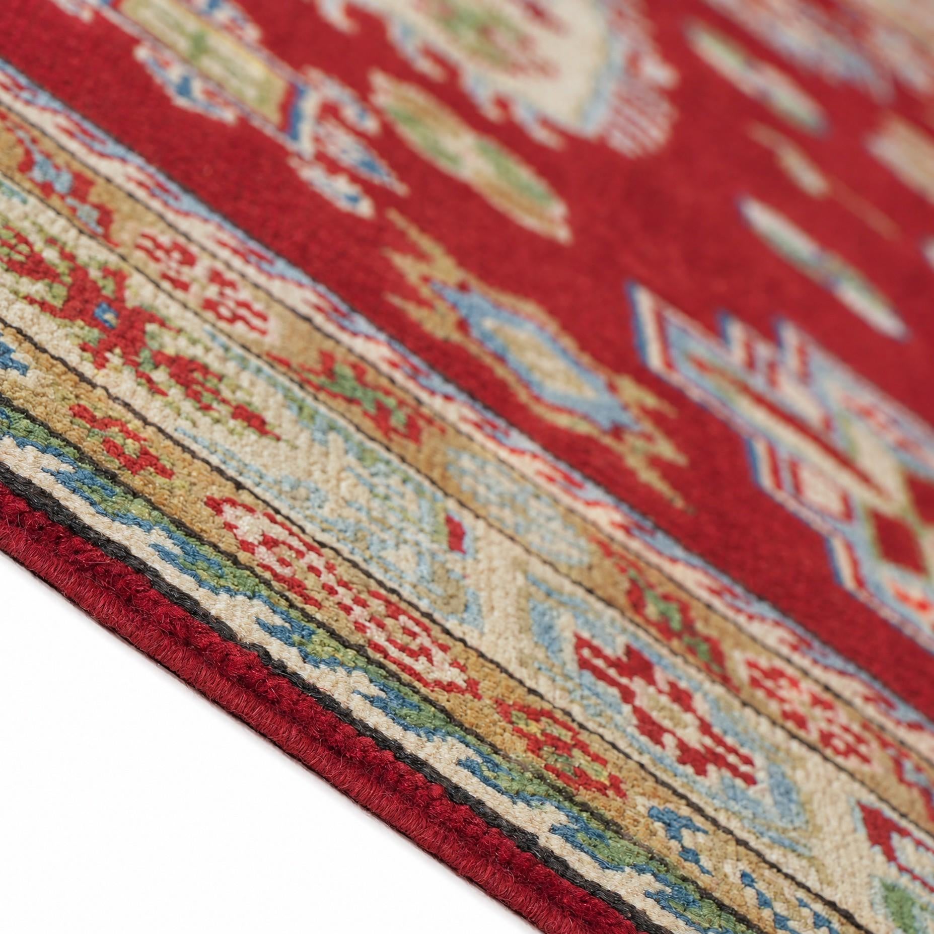150cm x 205cm Handgeknüpft Kazak Teppich