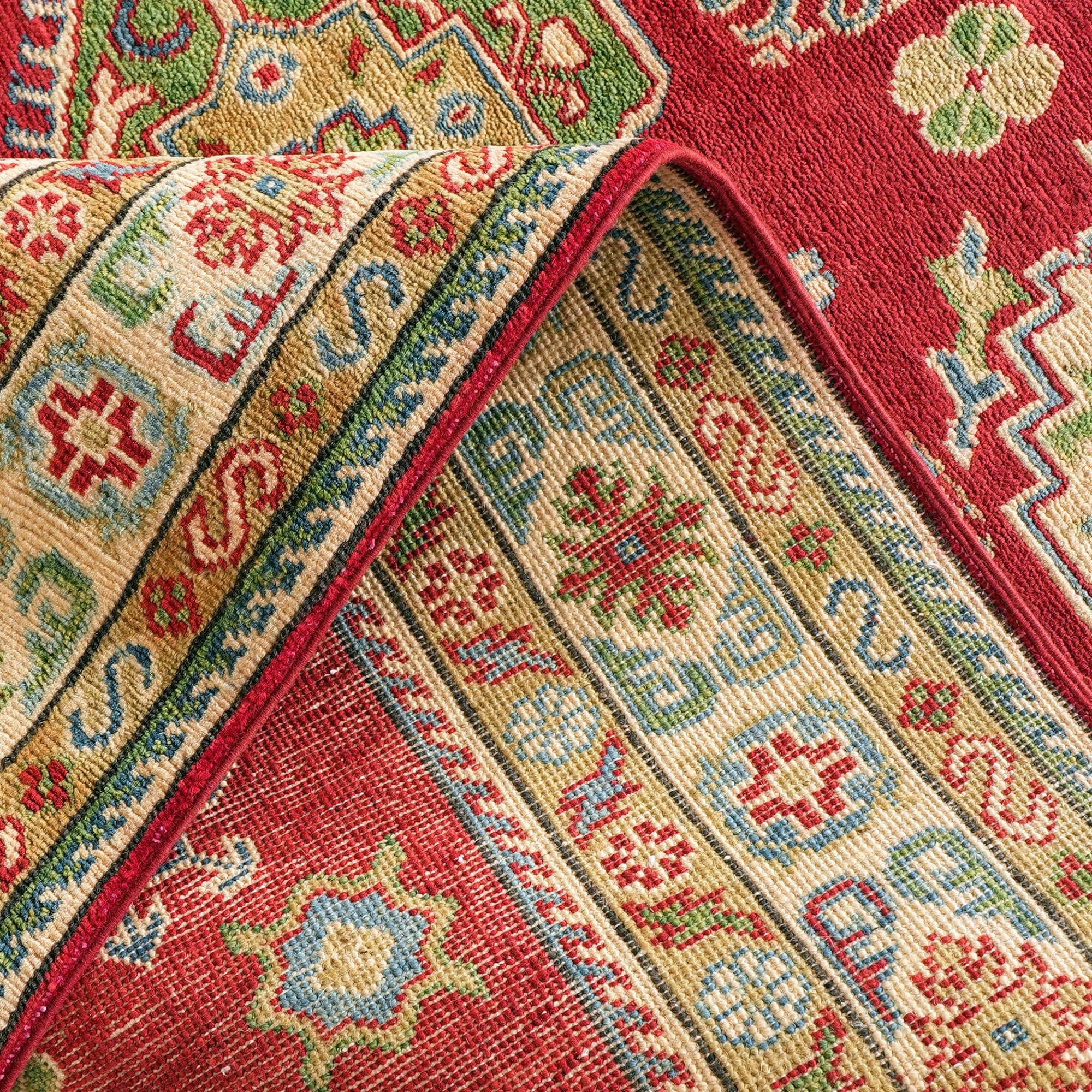 Detail image 8 of 10: 4' 11 x 6' 9 Hand Knotted Kazak Rug