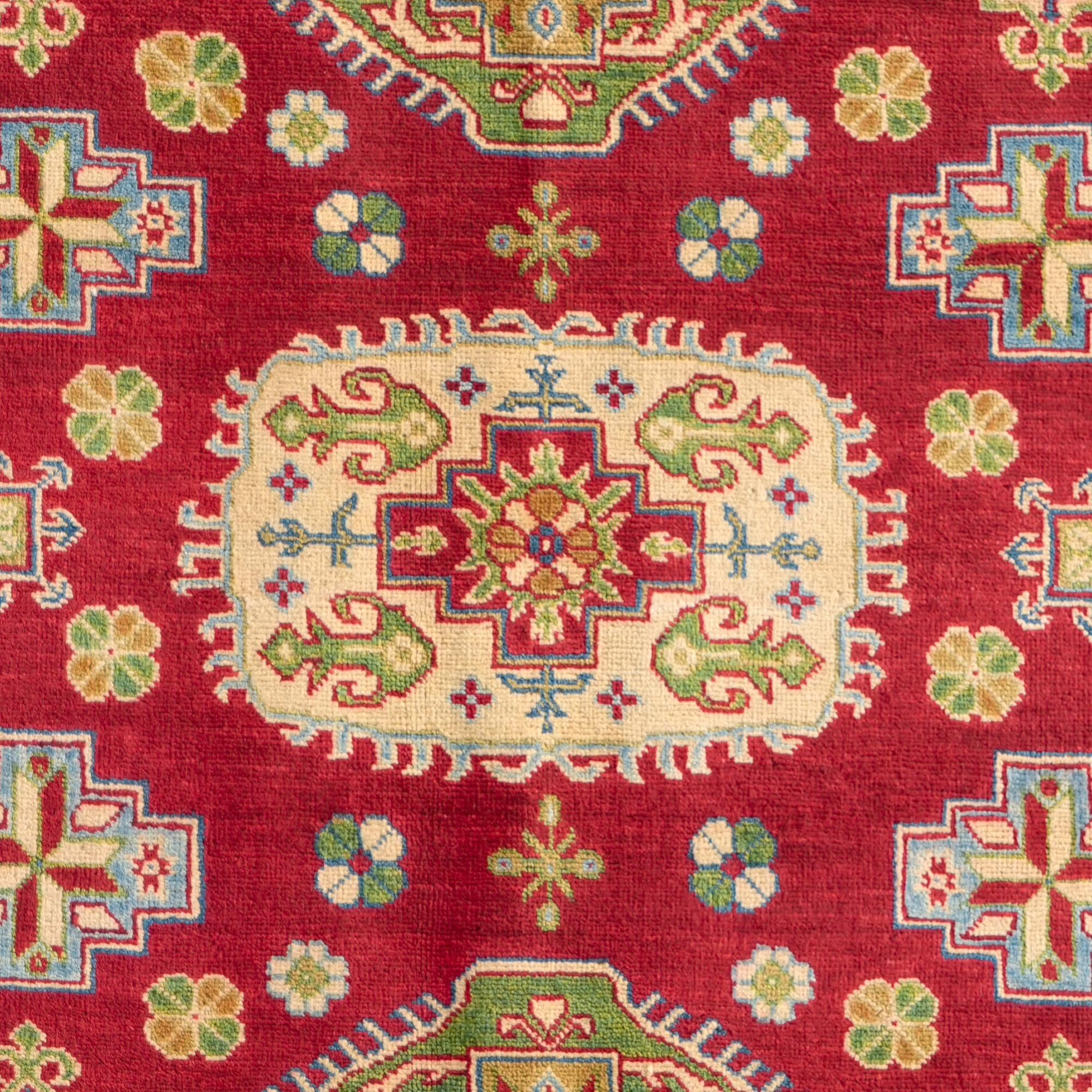 Detail image 10 of 10: 4' 11 x 6' 9 Hand Knotted Kazak Rug