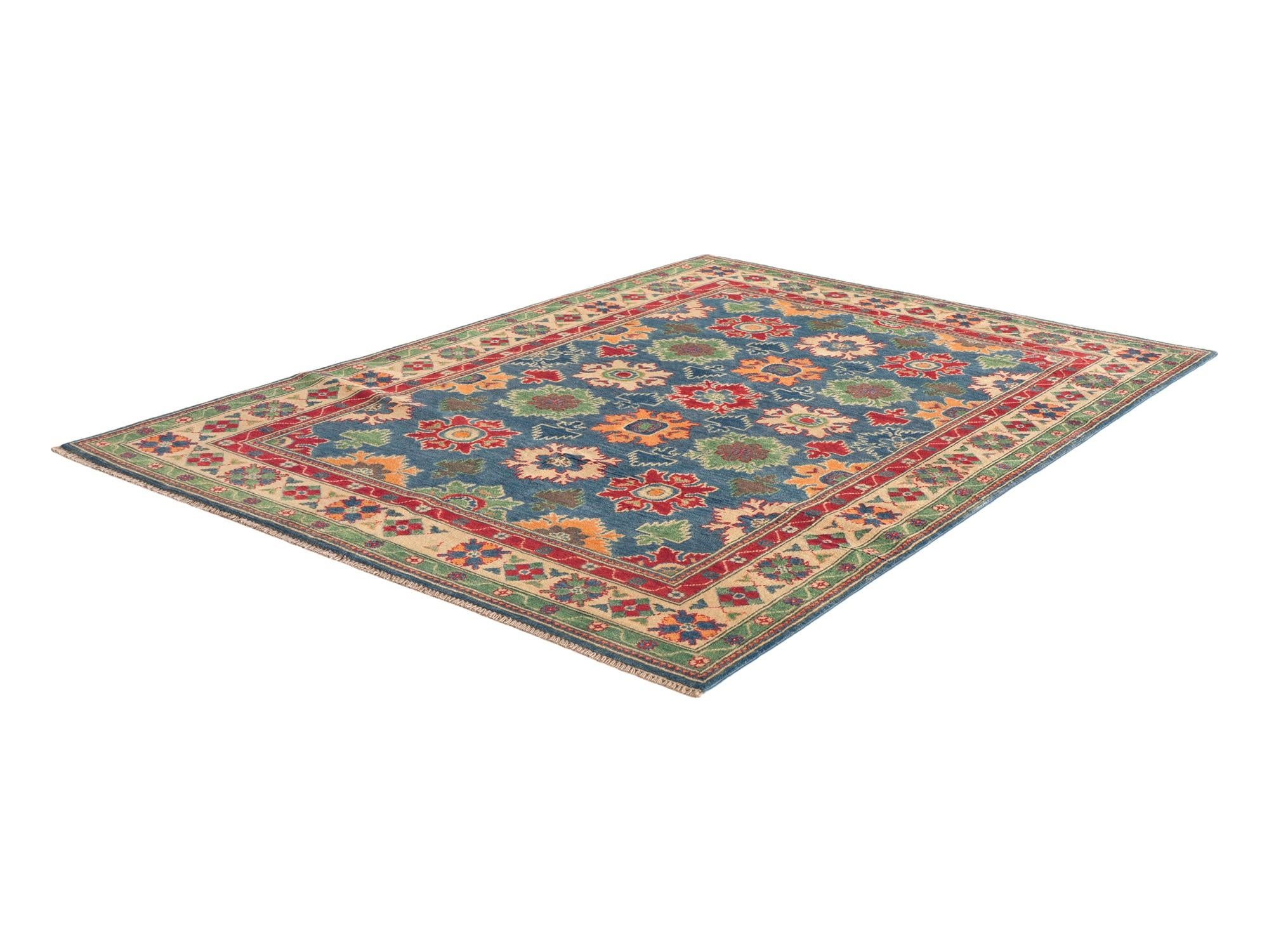 Detail image 4 of 10: 5' 1 x 7' Hand Knotted Kazak Rug