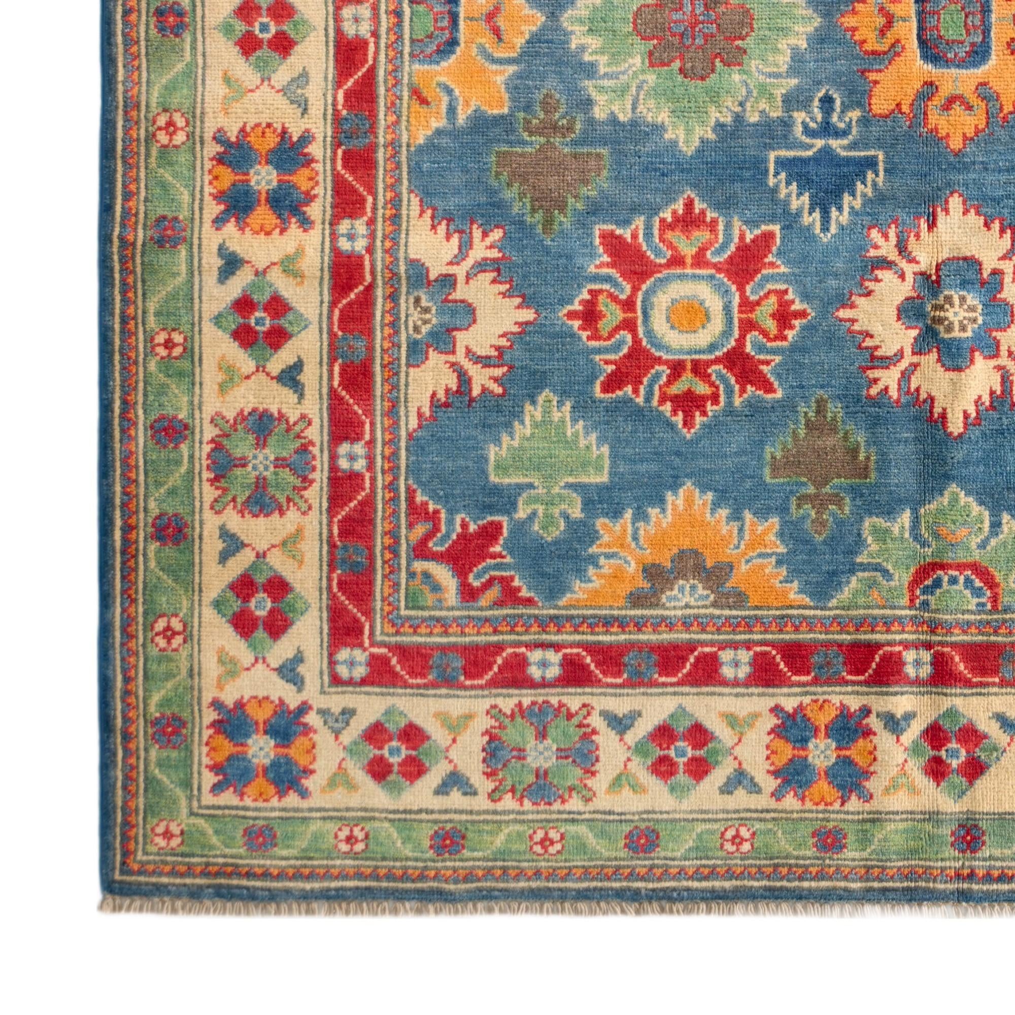 Detail image 7 of 10: 5' 1 x 7' Hand Knotted Kazak Rug