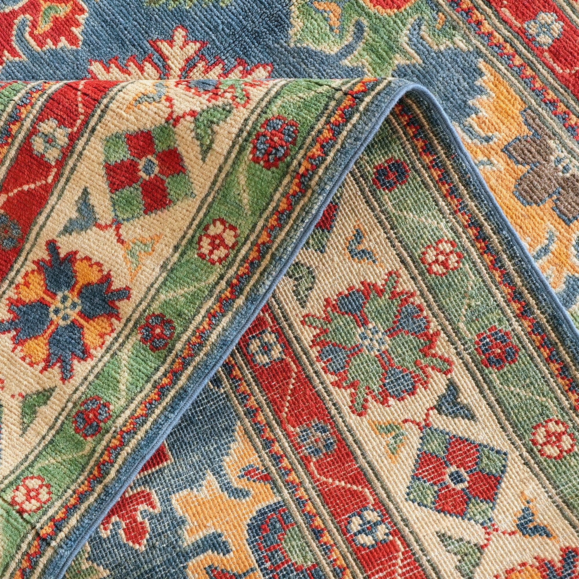 Detail image 8 of 10: 5' 1 x 7' Hand Knotted Kazak Rug