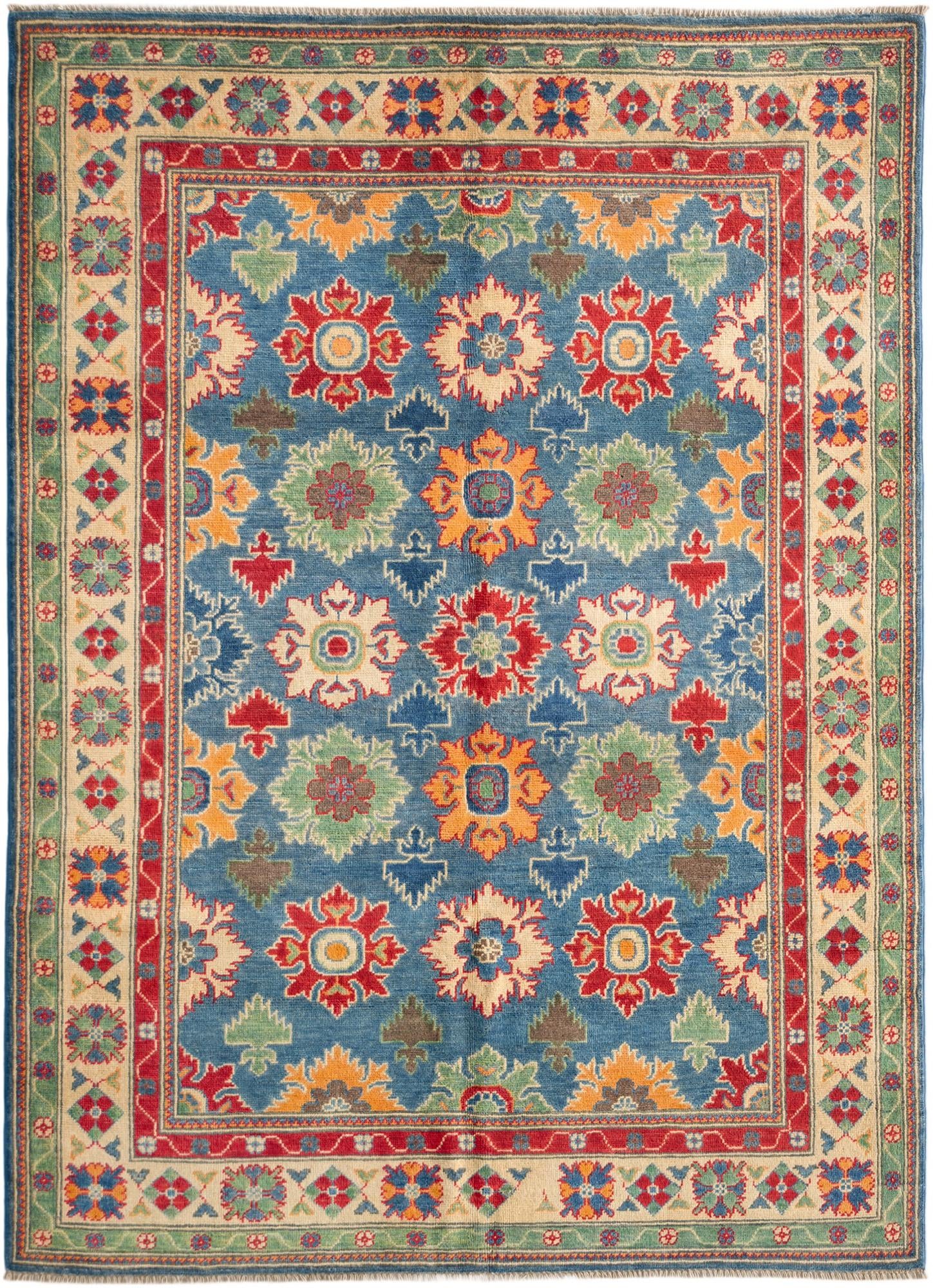 Detail image 2 of 10: 5' 1 x 7' Hand Knotted Kazak Rug