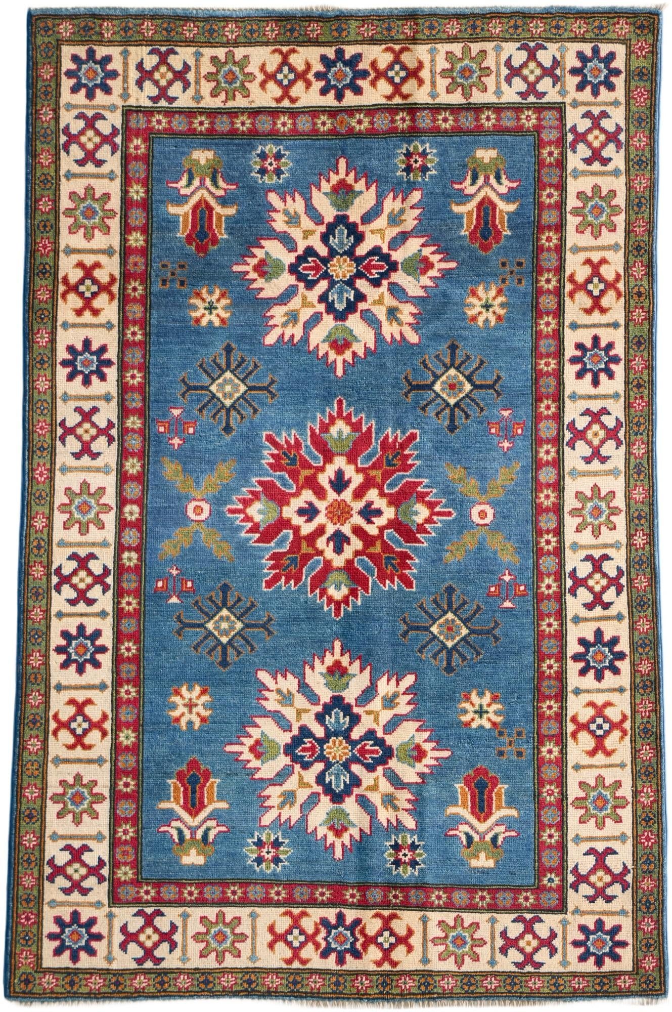 120cm x 180cm Hand Knotted Kazak Rug