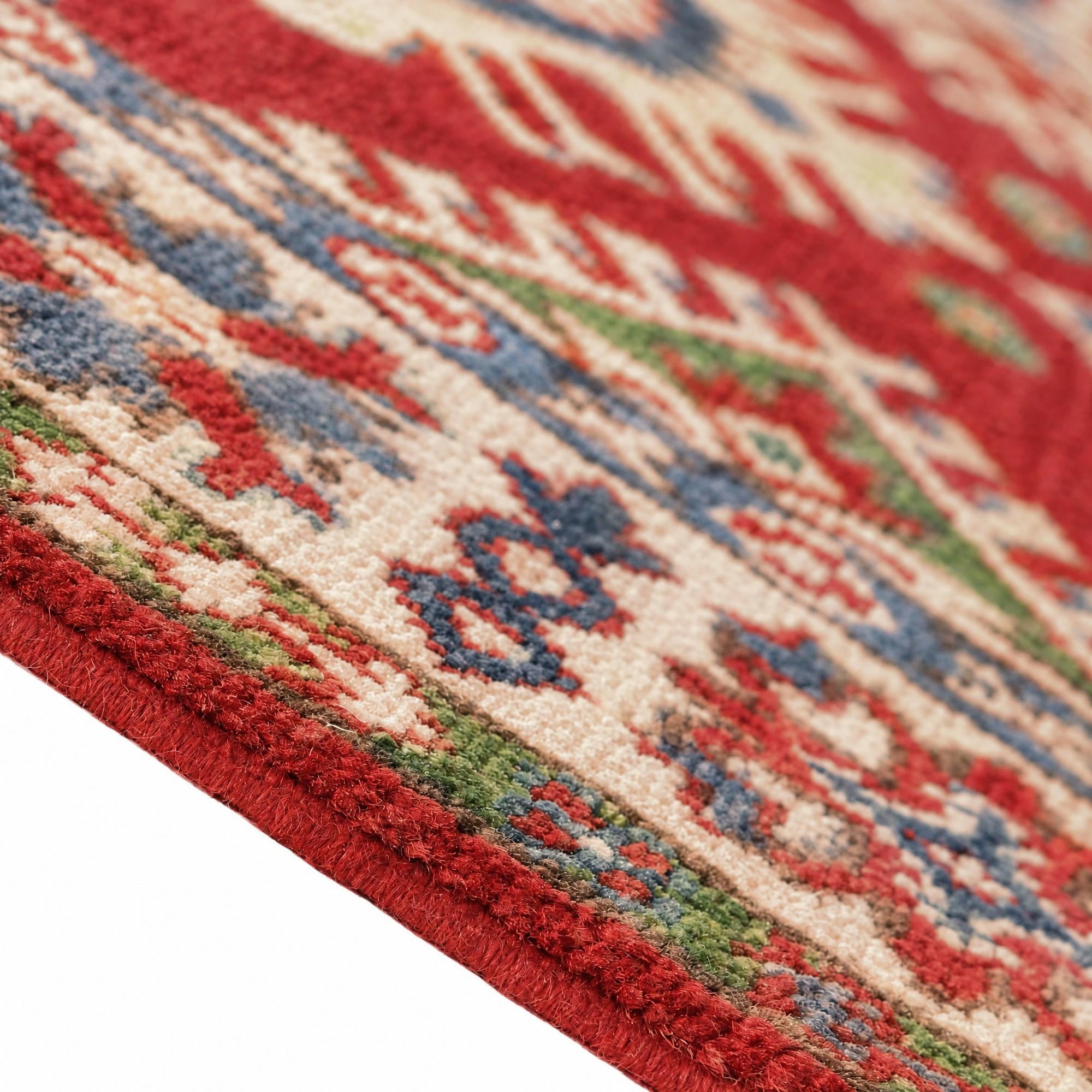 80cm x 125cm Hand Knotted Kazak Rug
