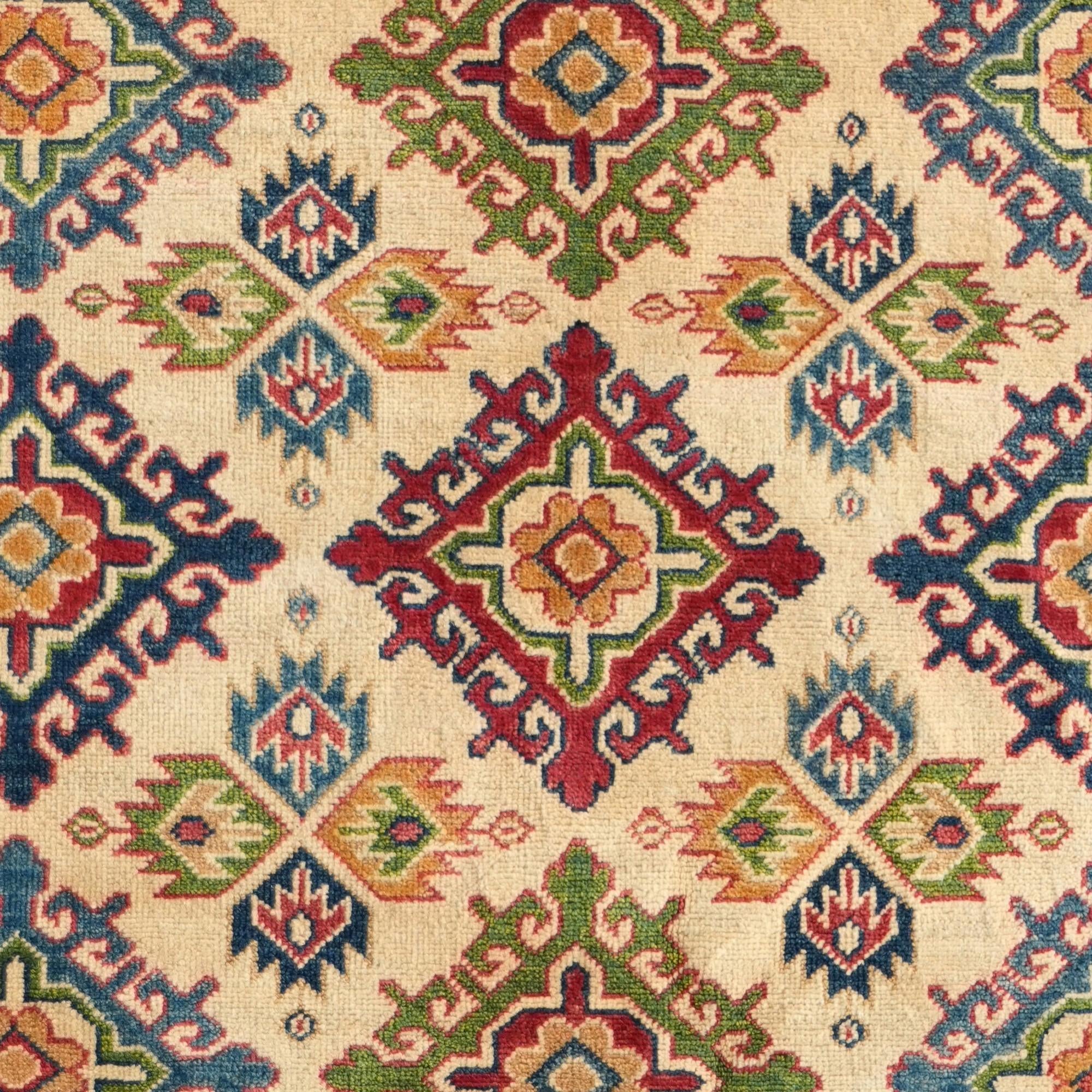 150cm x 205cm Hand Knotted Kazak Rug