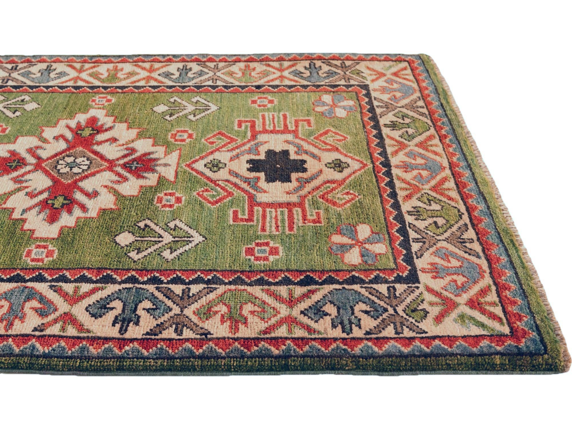 80cm x 120cm Hand Knotted Kazak Rug