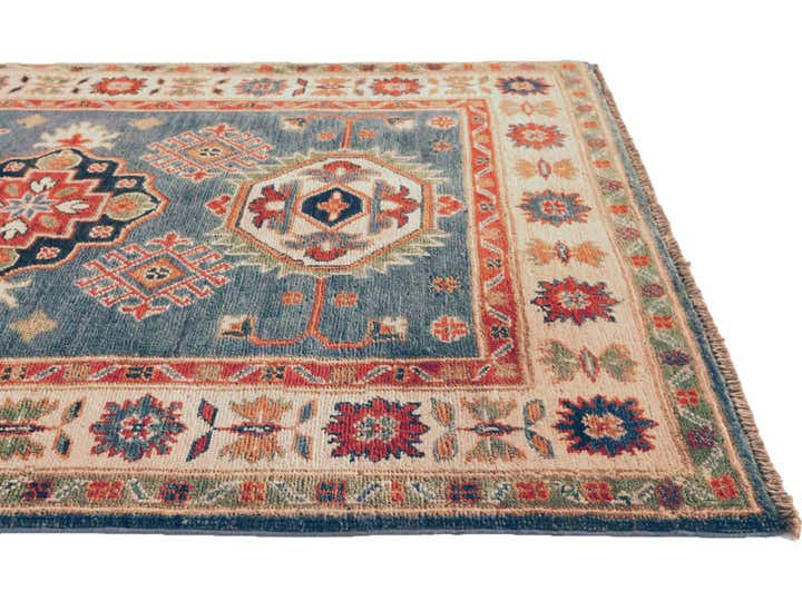 3' 5 x 4' 11 Hand Knotted Kazak Rug