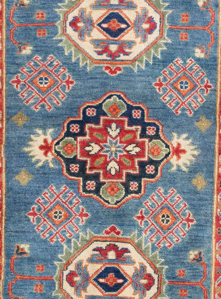 3' 5 x 4' 11 Hand Knotted Kazak Rug