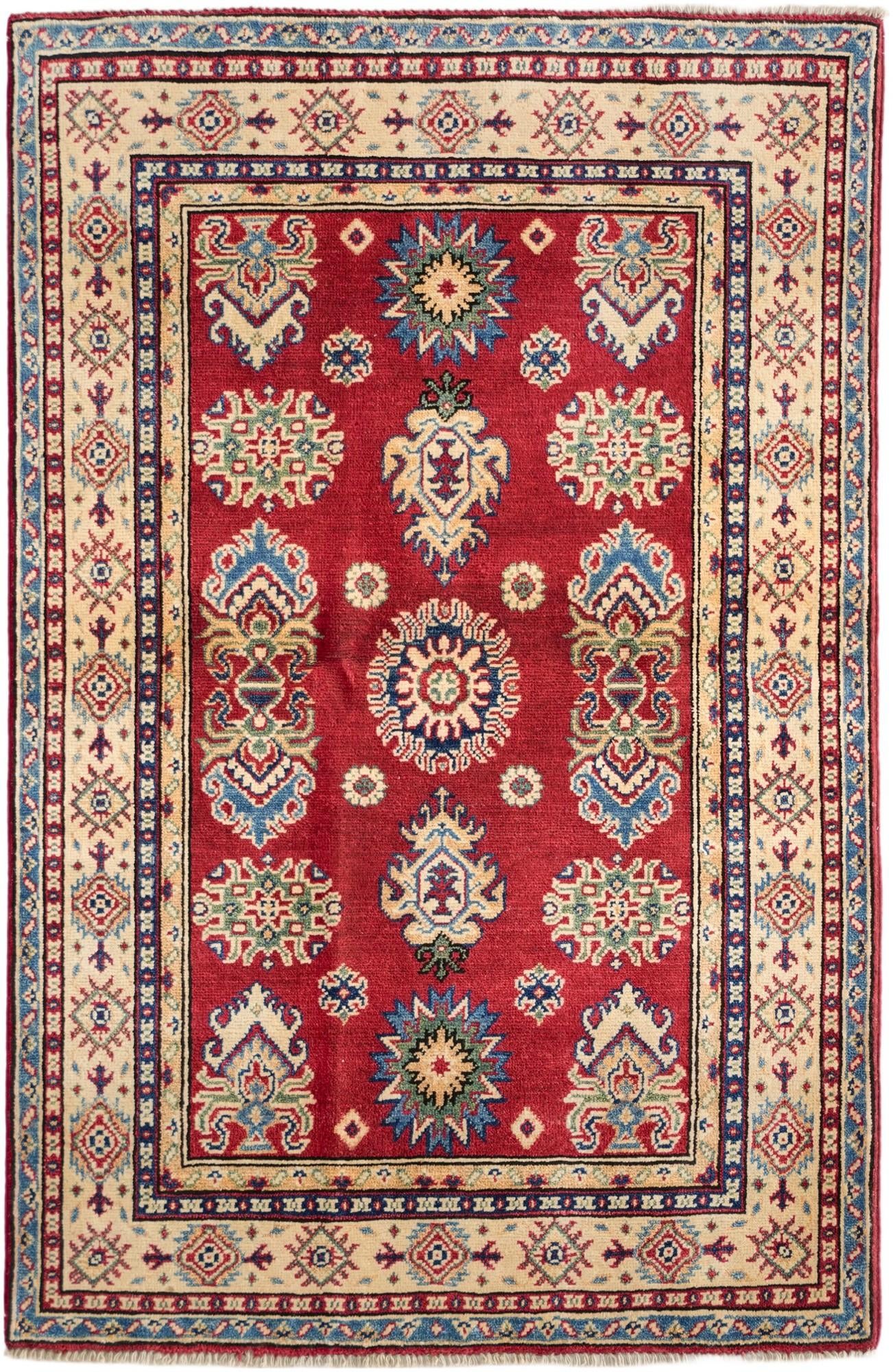 3' 3 x 5' 1 Hand Knotted Kazak Rug