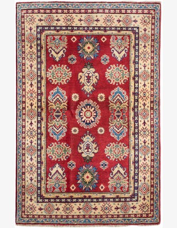 3' 3 x 5' 1 Hand Knotted Kazak Rug