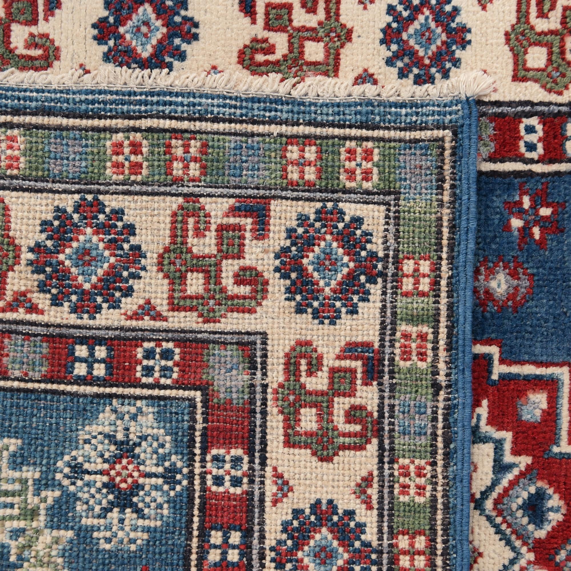 80cm x 130cm Hand Knotted Kazak Rug