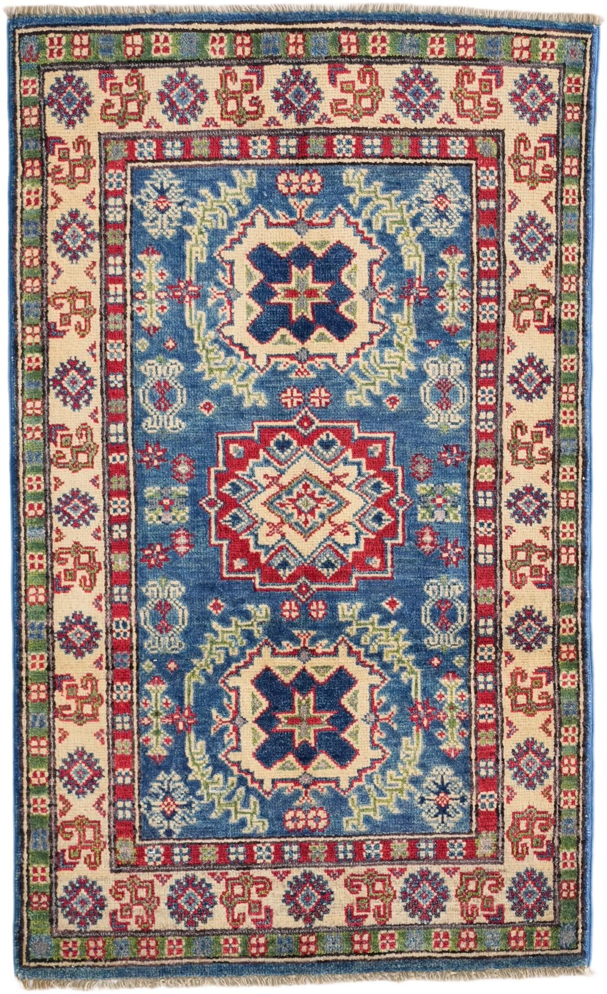 2' 7 x 4' 2 Hand Knotted Kazak Rug