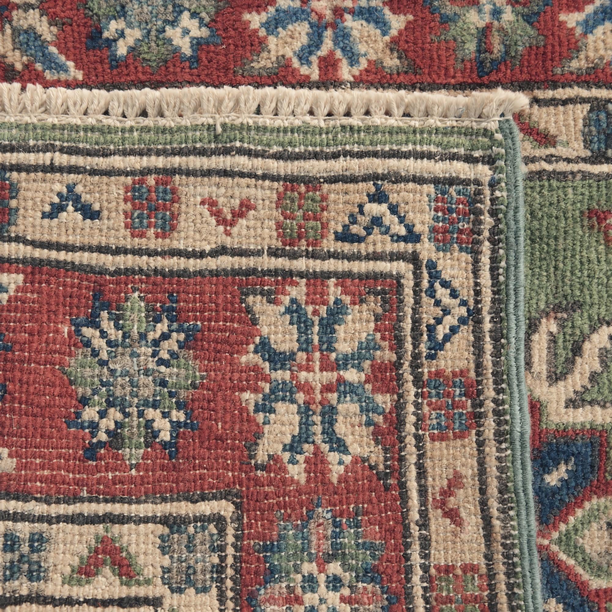 60cm x 95cm Hand Knotted Kazak Rug