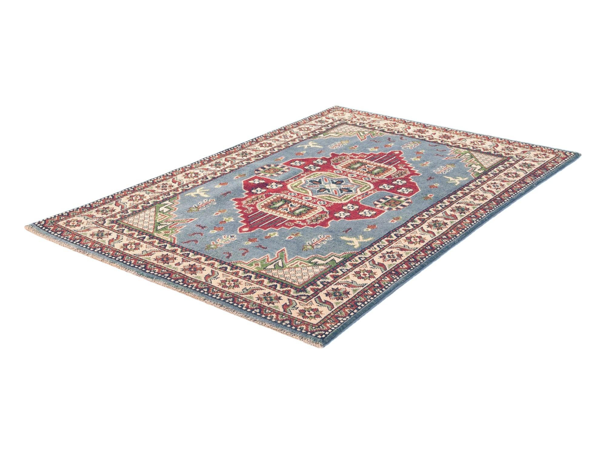 3' 5 x 4' 11 Hand Knotted Kazak Rug