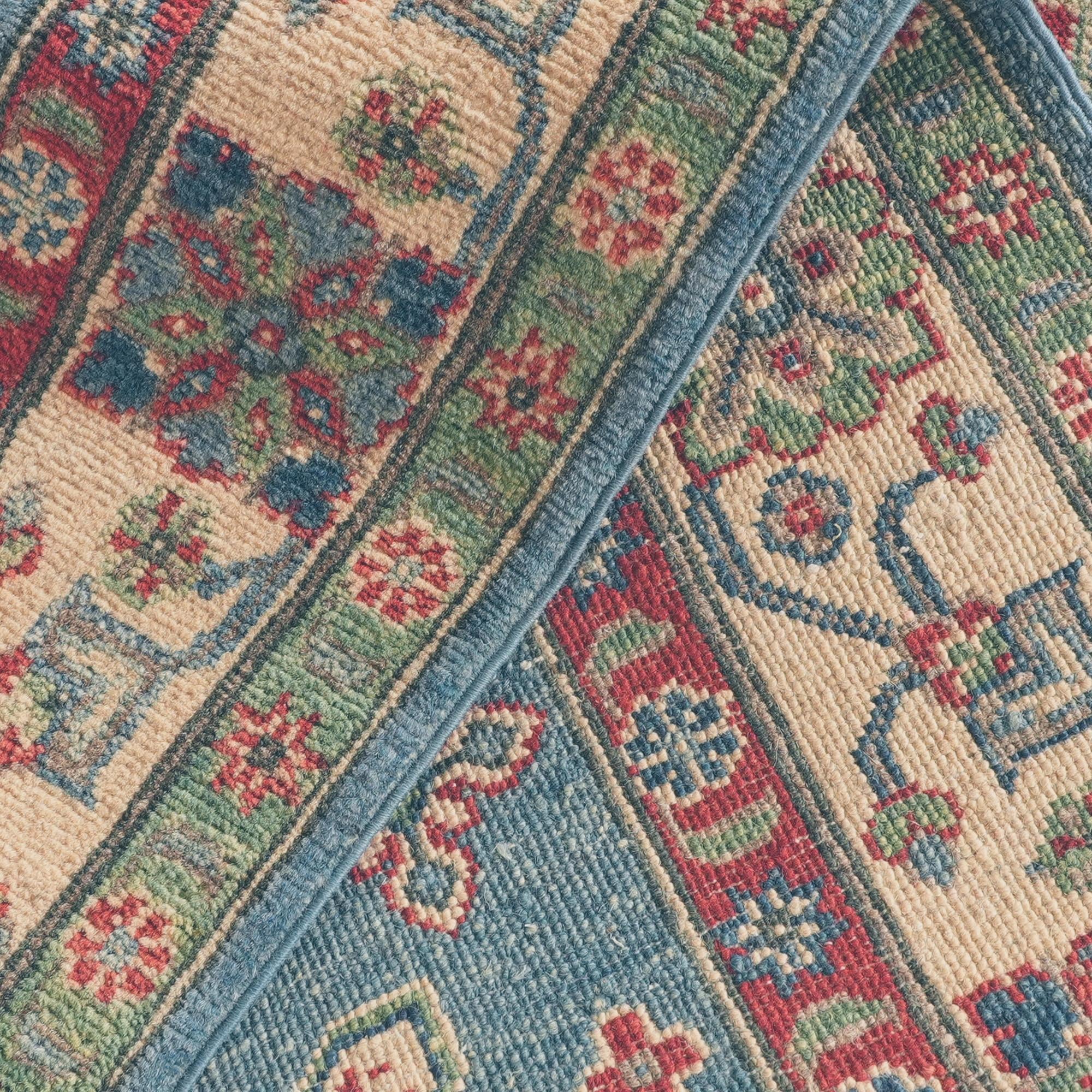 4' 10 x 6' 11 Hand Knotted Kazak Rug
