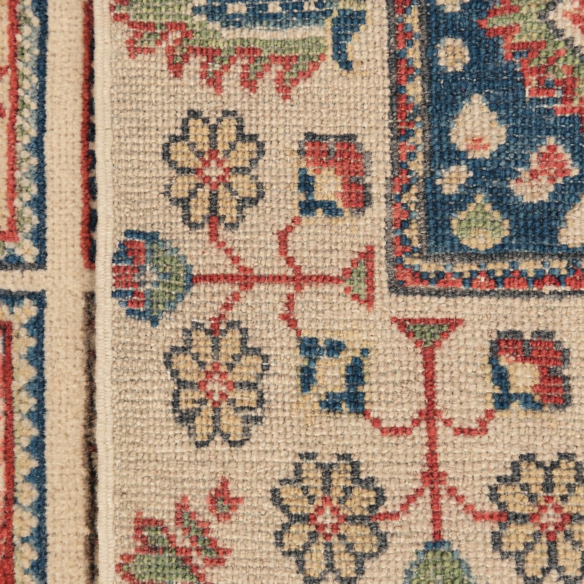 Detail image 11 of 11: 2' 8 x 4' 6 Hand Knotted Kazak Rug