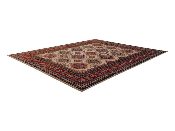 8' x 9' 7 Hand Knotted Kazak Rug