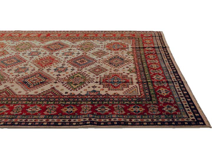 8' x 9' 7 Hand Knotted Kazak Rug