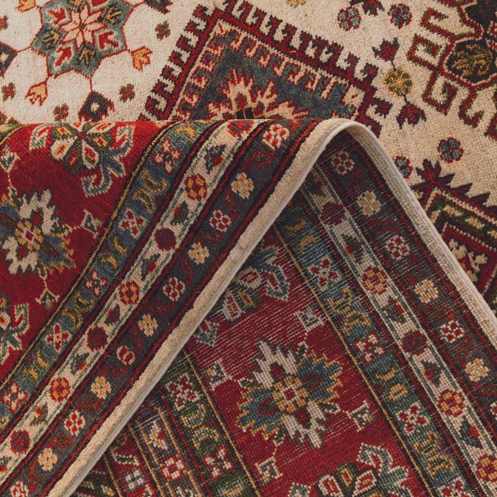 8' x 9' 7 Hand Knotted Kazak Rug