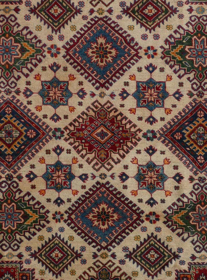 8' x 9' 7 Hand Knotted Kazak Rug