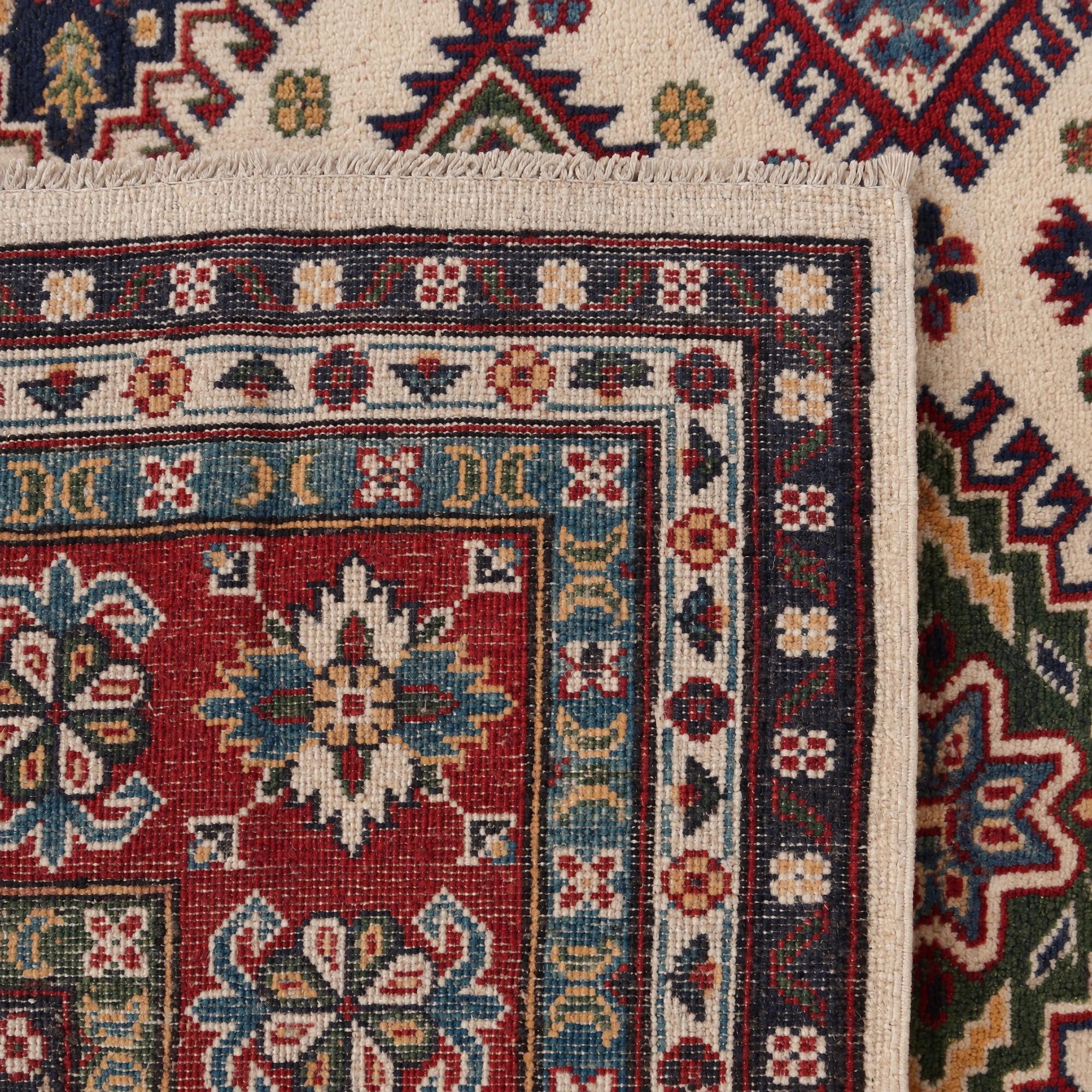 245cm x 290cm Hand Knotted Kazak Rug