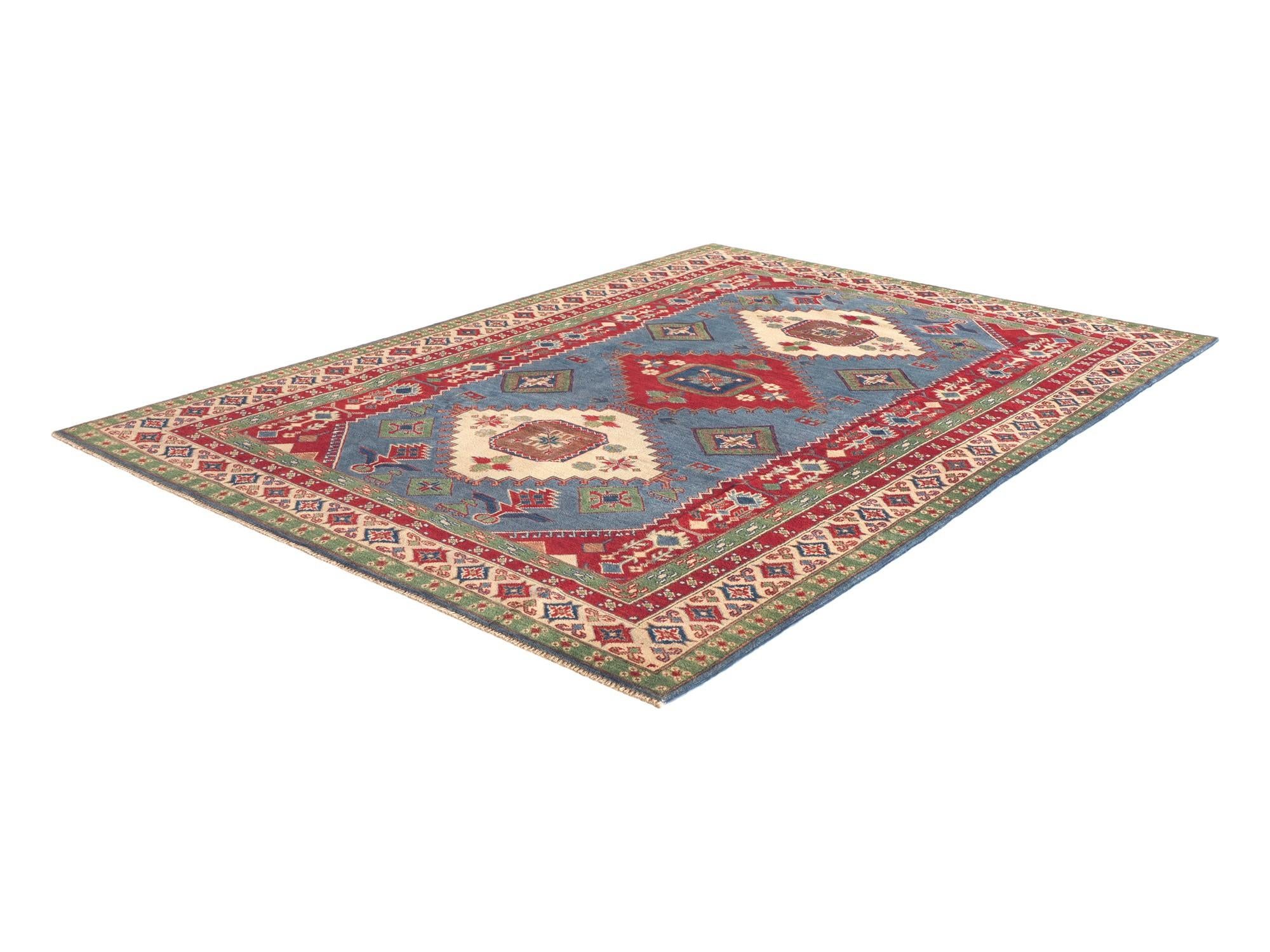 Detail image 4 of 10: 6' x 8' 6 Hand Knotted Kazak Rug