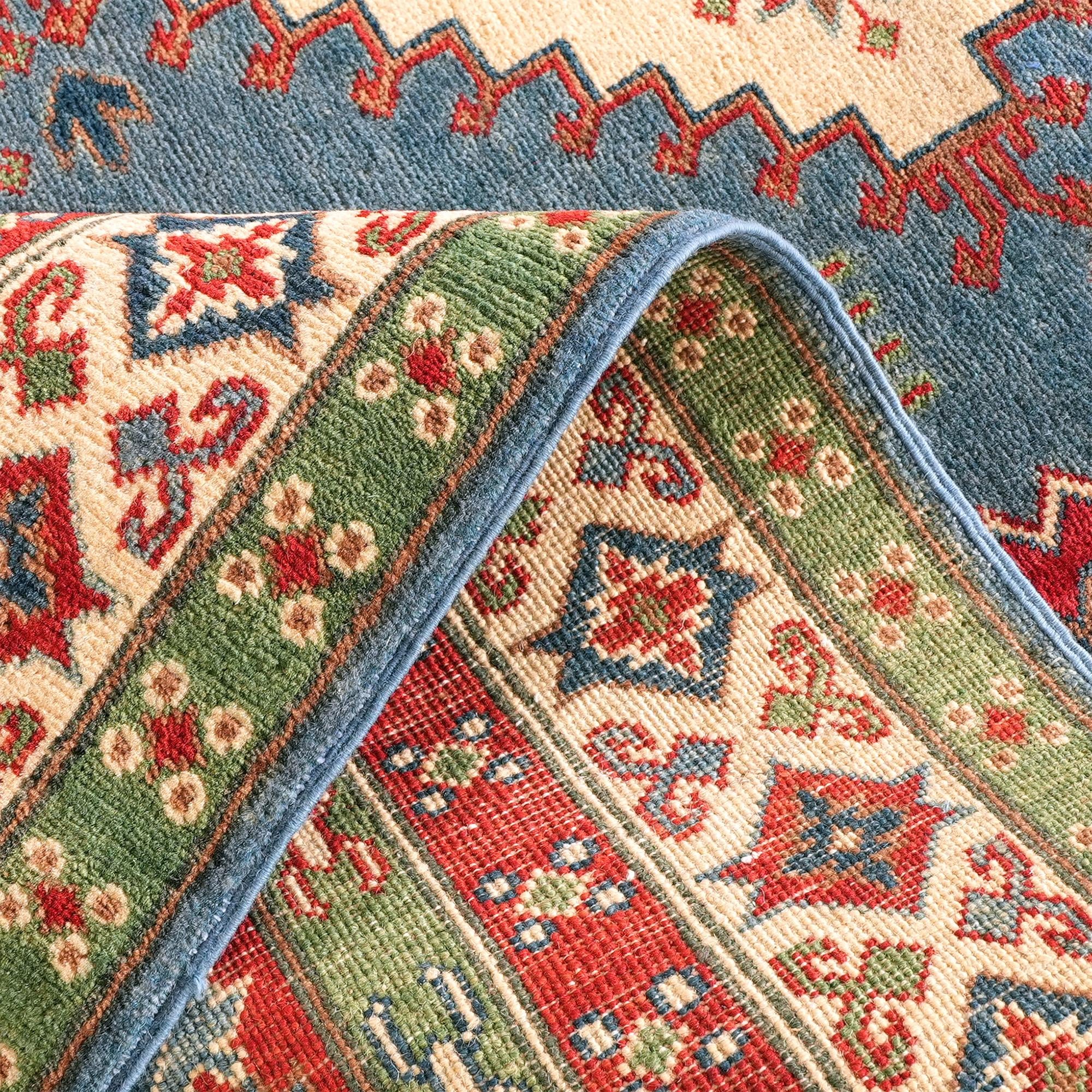 Detail image 8 of 10: 6' x 8' 6 Hand Knotted Kazak Rug
