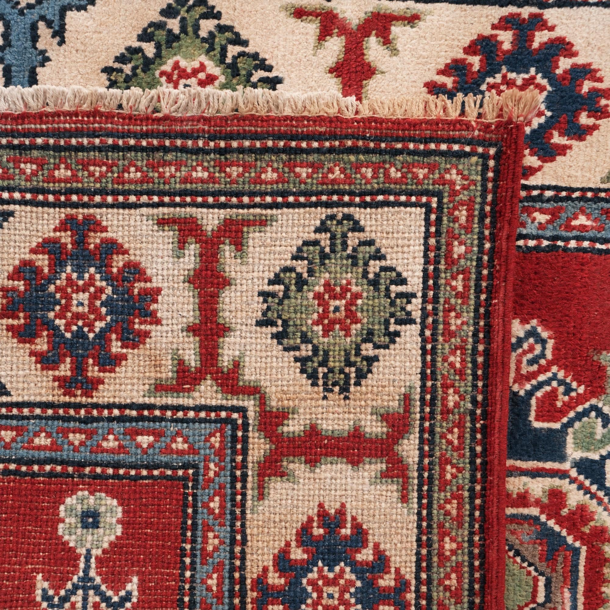 80cm x 130cm Handgeknüpft Kazak Teppich