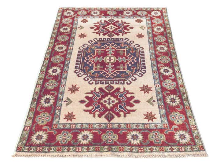2' 7 x 4' 4 Hand Knotted Kazak Rug
