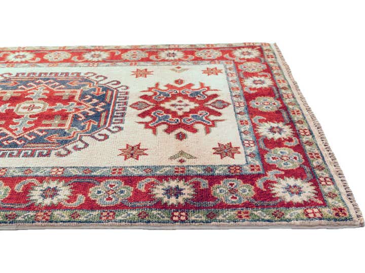 2' 7 x 4' 4 Hand Knotted Kazak Rug