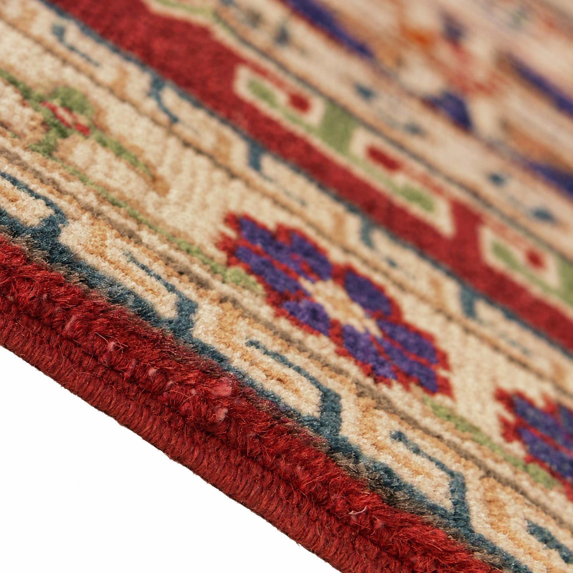 60cm x 90cm Hand Knotted Kazak Rug