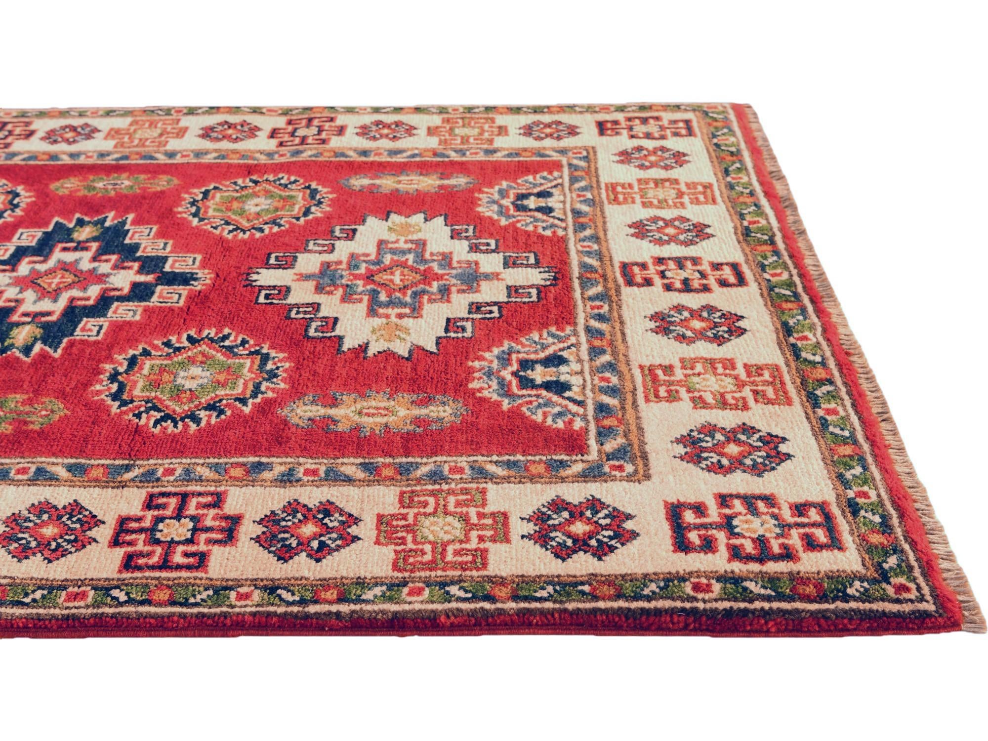 2' 7 x 4' 2 Hand Knotted Kazak Rug