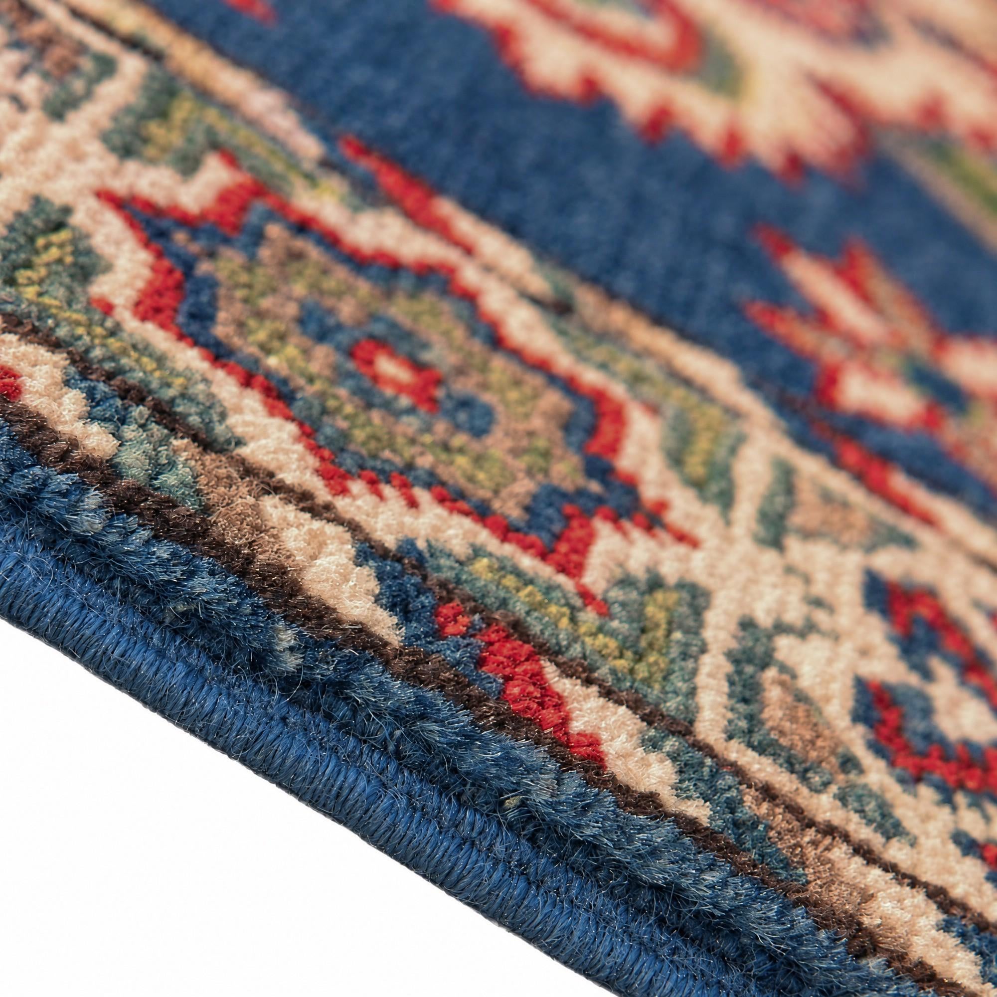 Detail image 8 of 12: 2' x 2' 10 Hand Knotted Kazak Rug
