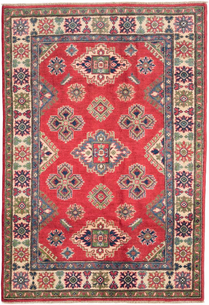 4' x 5' 11 Hand Knotted Kazak Rug