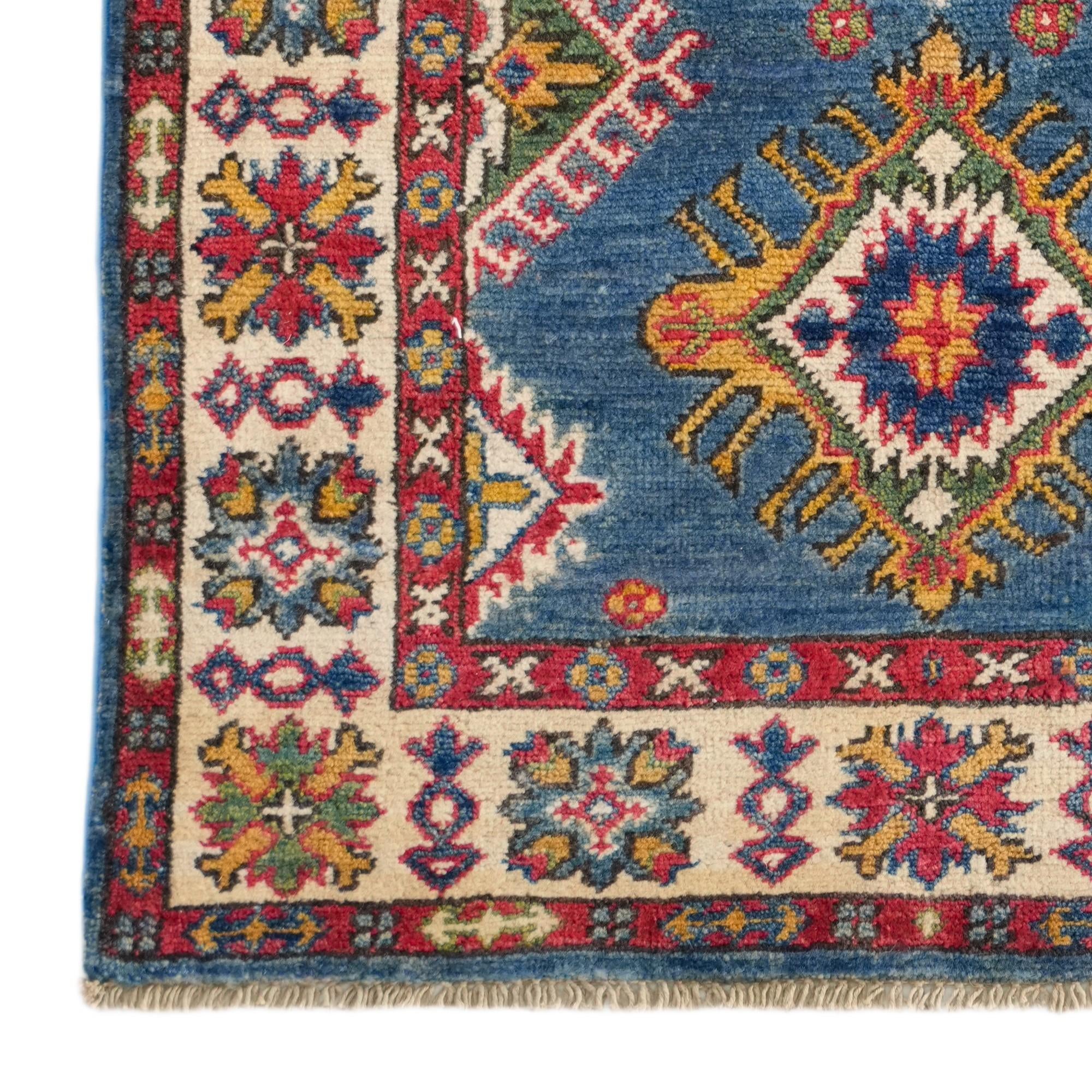 2' 6 x 4' 2 Hand Knotted Kazak Rug