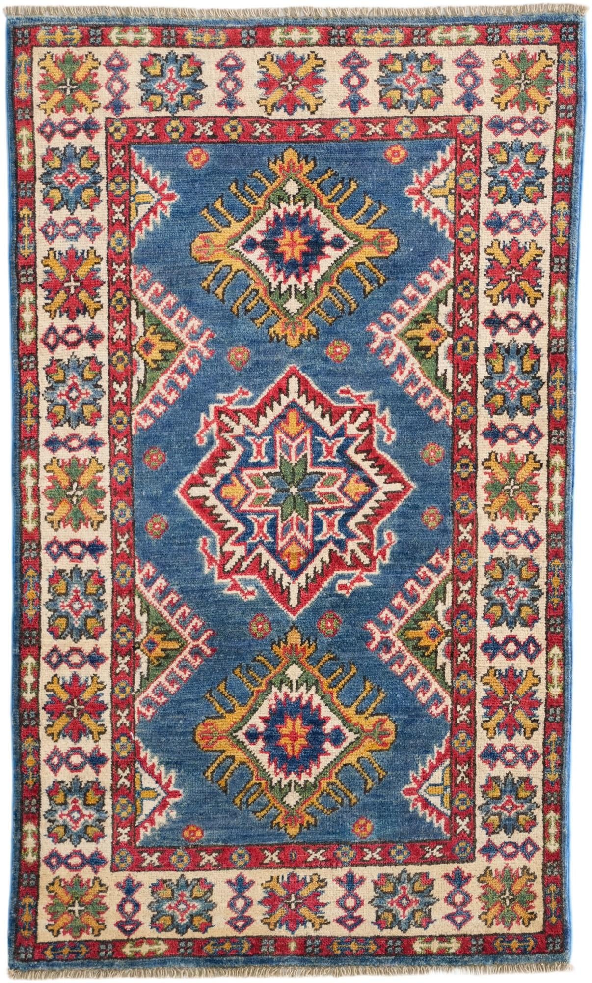 2' 6 x 4' 2 Hand Knotted Kazak Rug