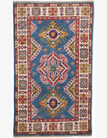 2' 6 x 4' 2 Hand Knotted Kazak Rug