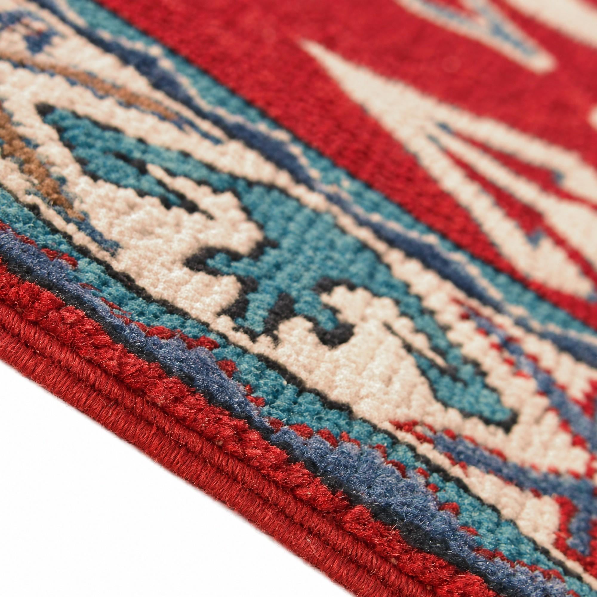 100cm x 160cm Hand Knotted Kazak Rug