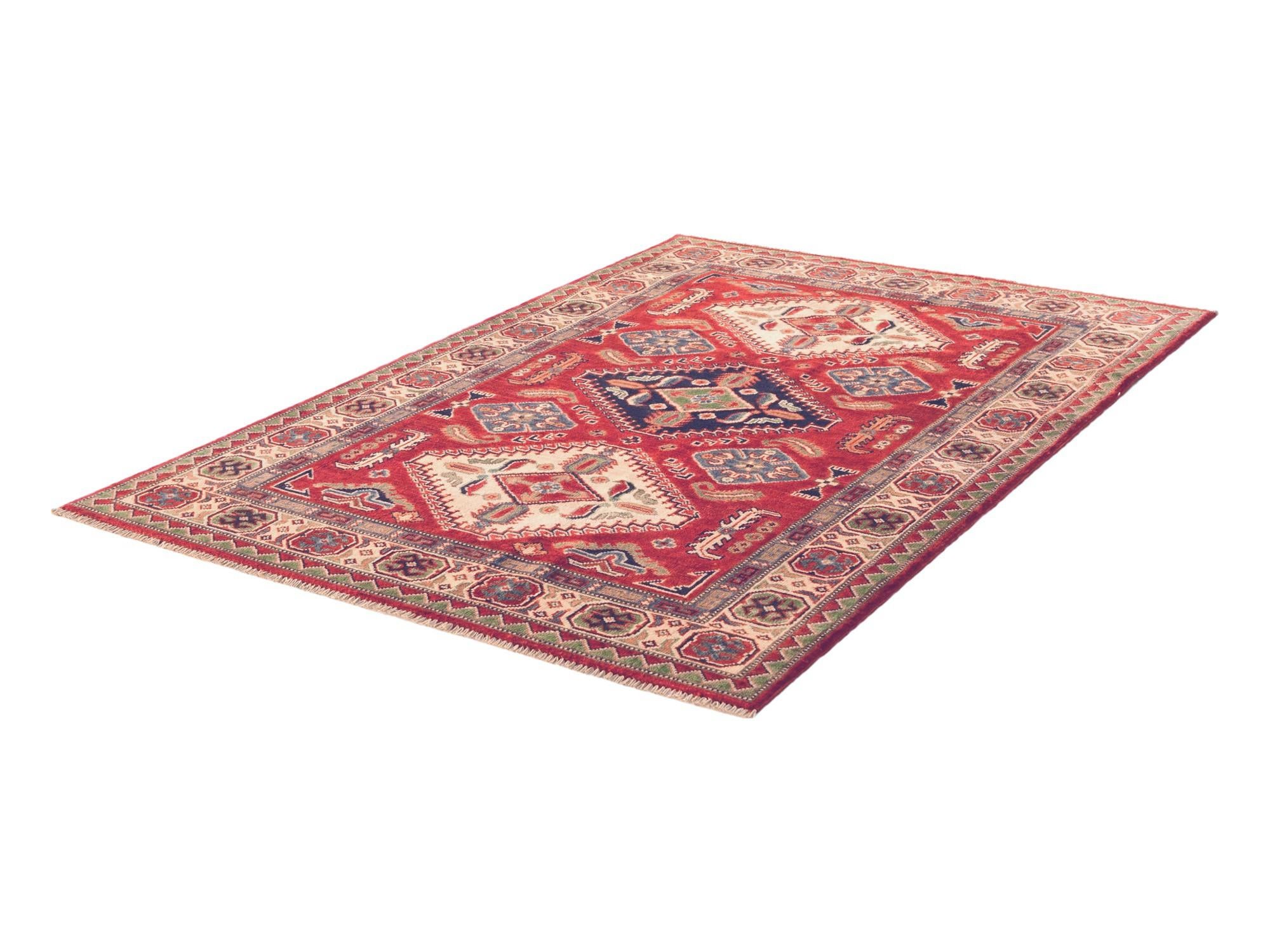 4' x 5' 11 Hand Knotted Kazak Rug