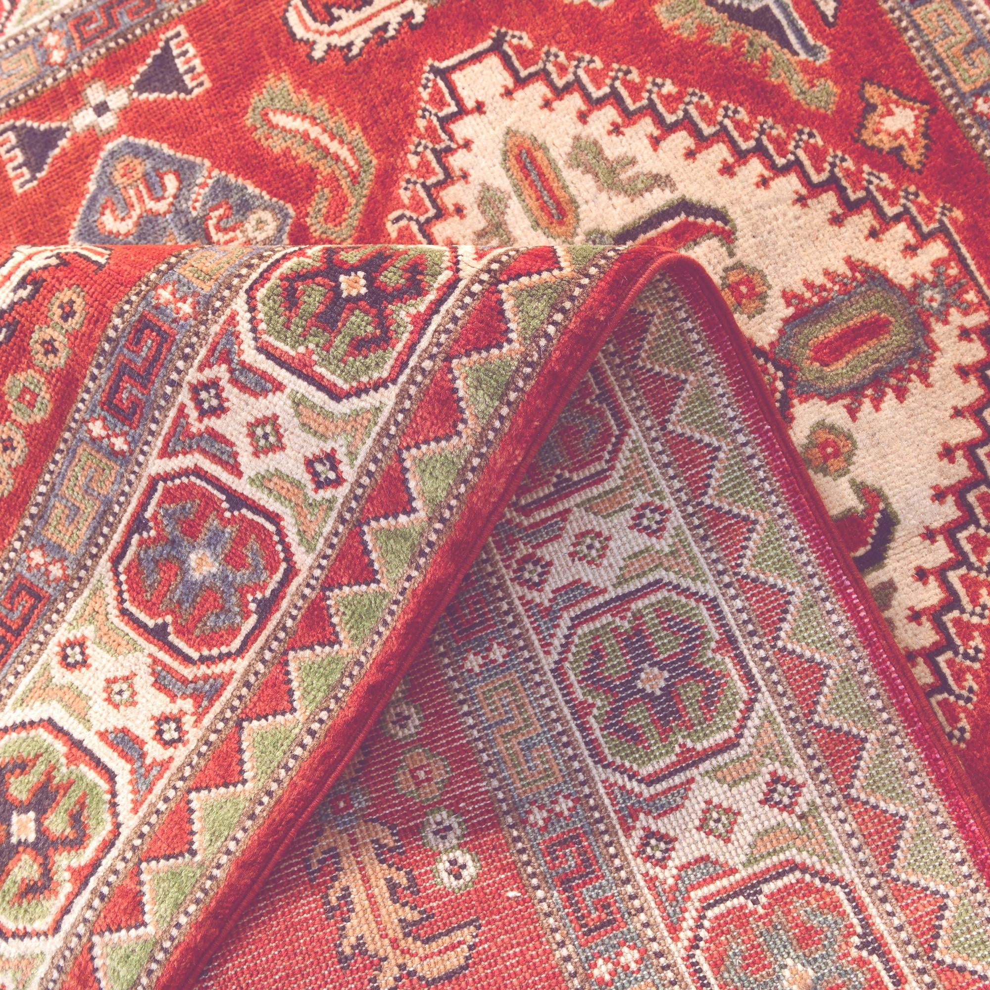 4' x 5' 11 Hand Knotted Kazak Rug
