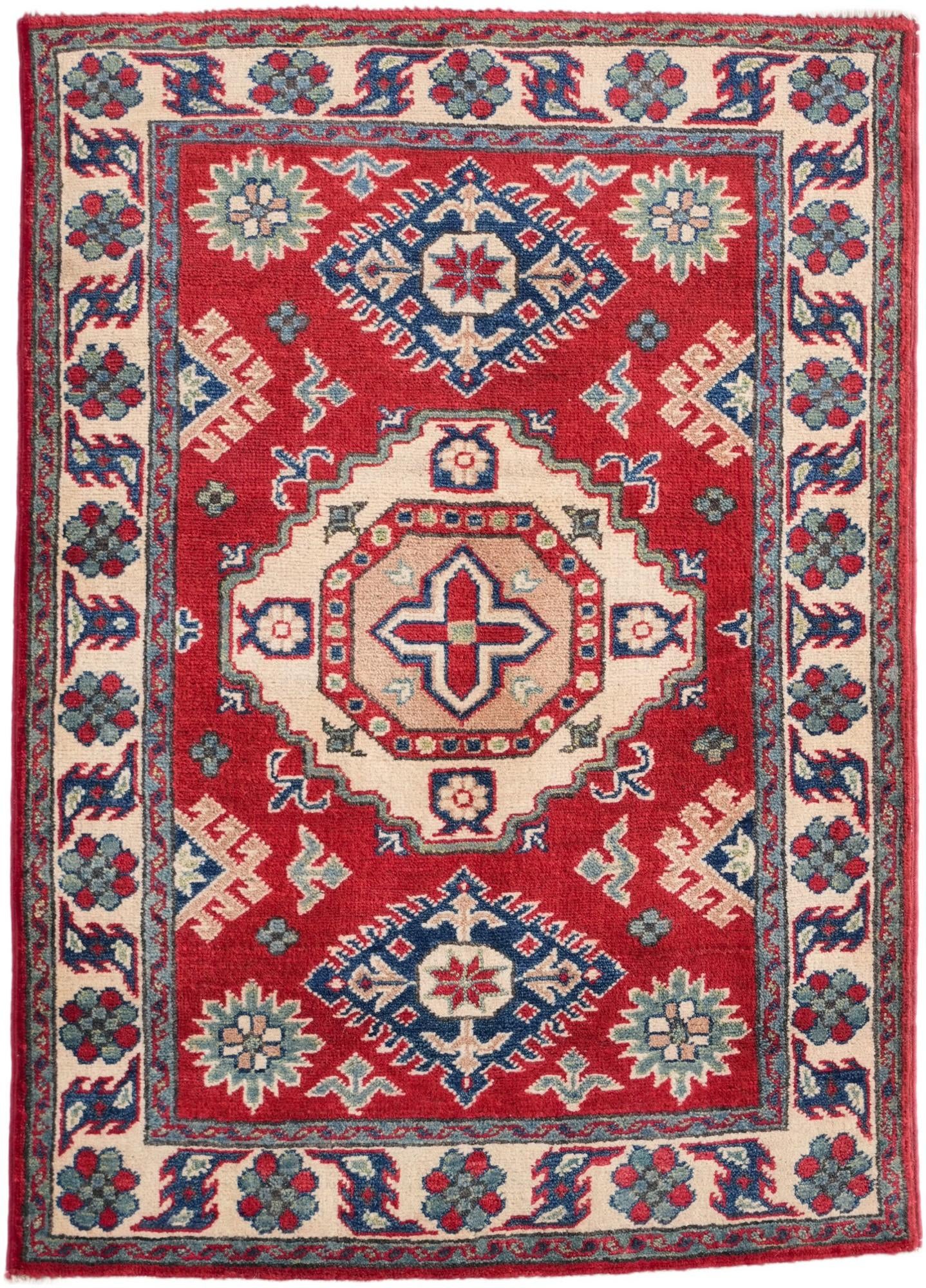 2' 9 x 3' 10 Hand Knotted Kazak Rug