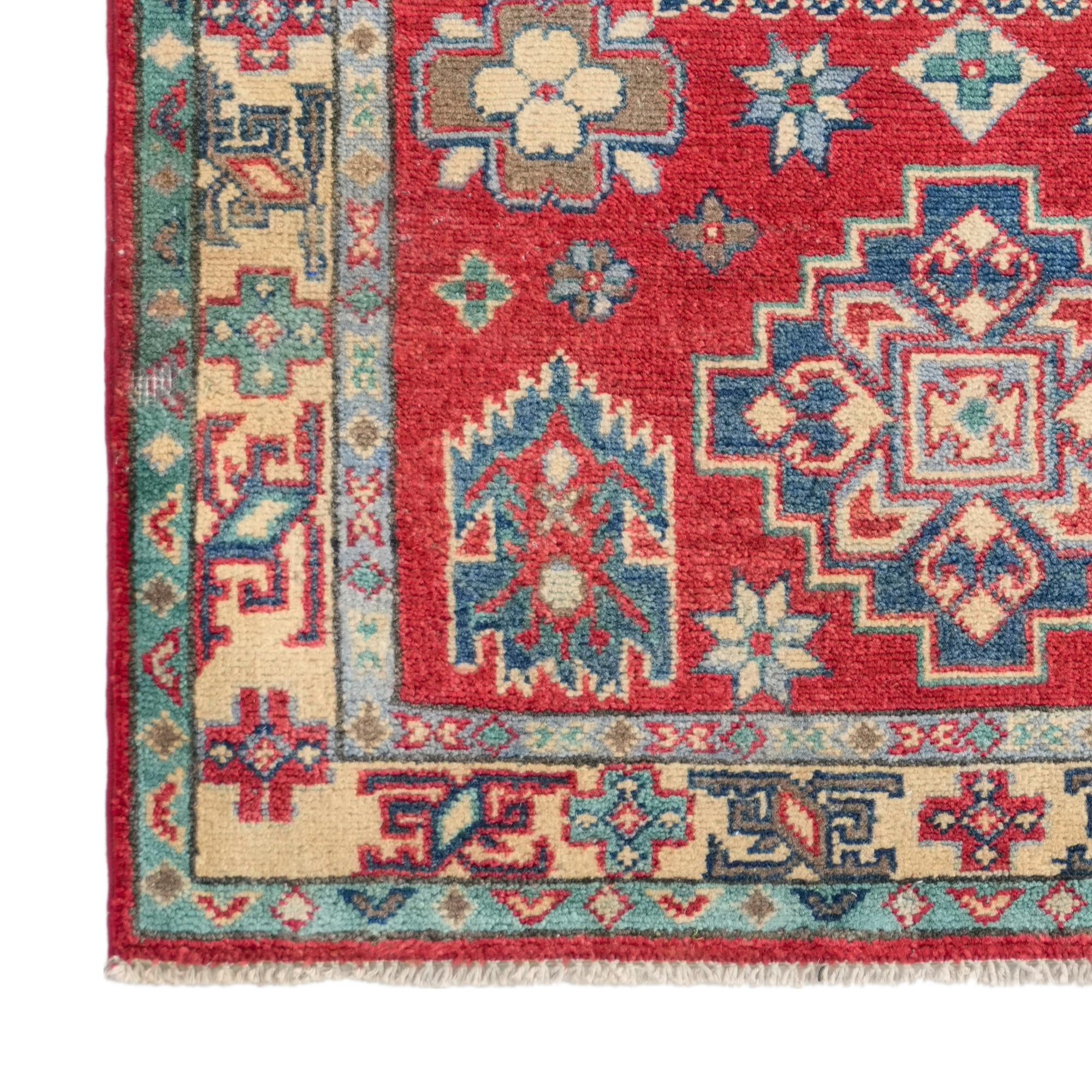 85cm x 125cm Handgeknüpft Kazak Teppich