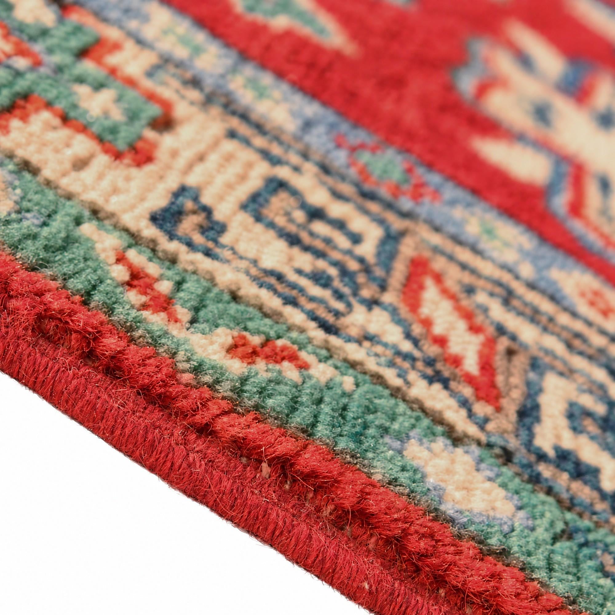 85cm x 125cm Hand Knotted Kazak Rug