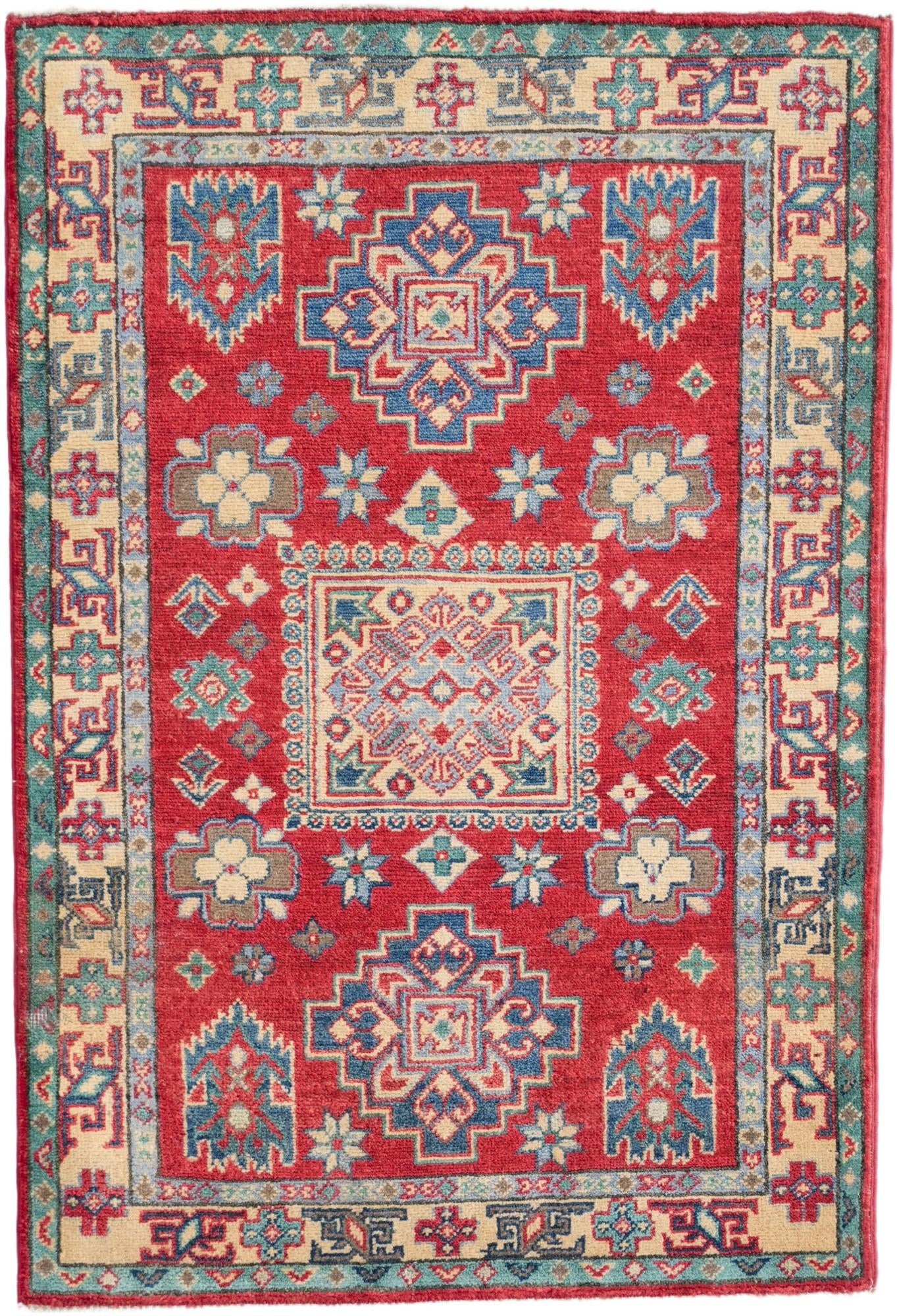 2' 9 x 4' 1 Hand Knotted Kazak Rug