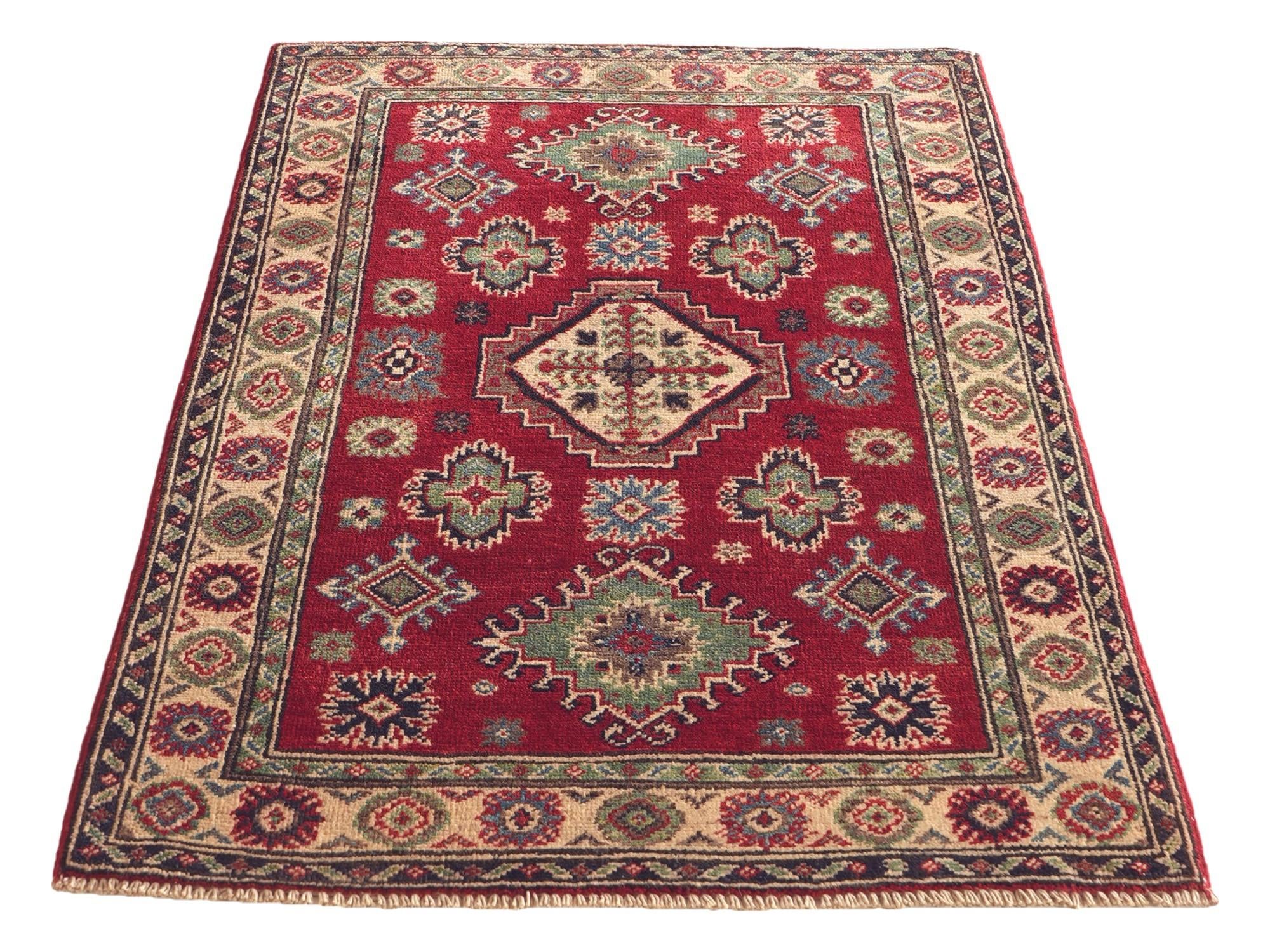 85cm x 125cm Hand Knotted Kazak Rug