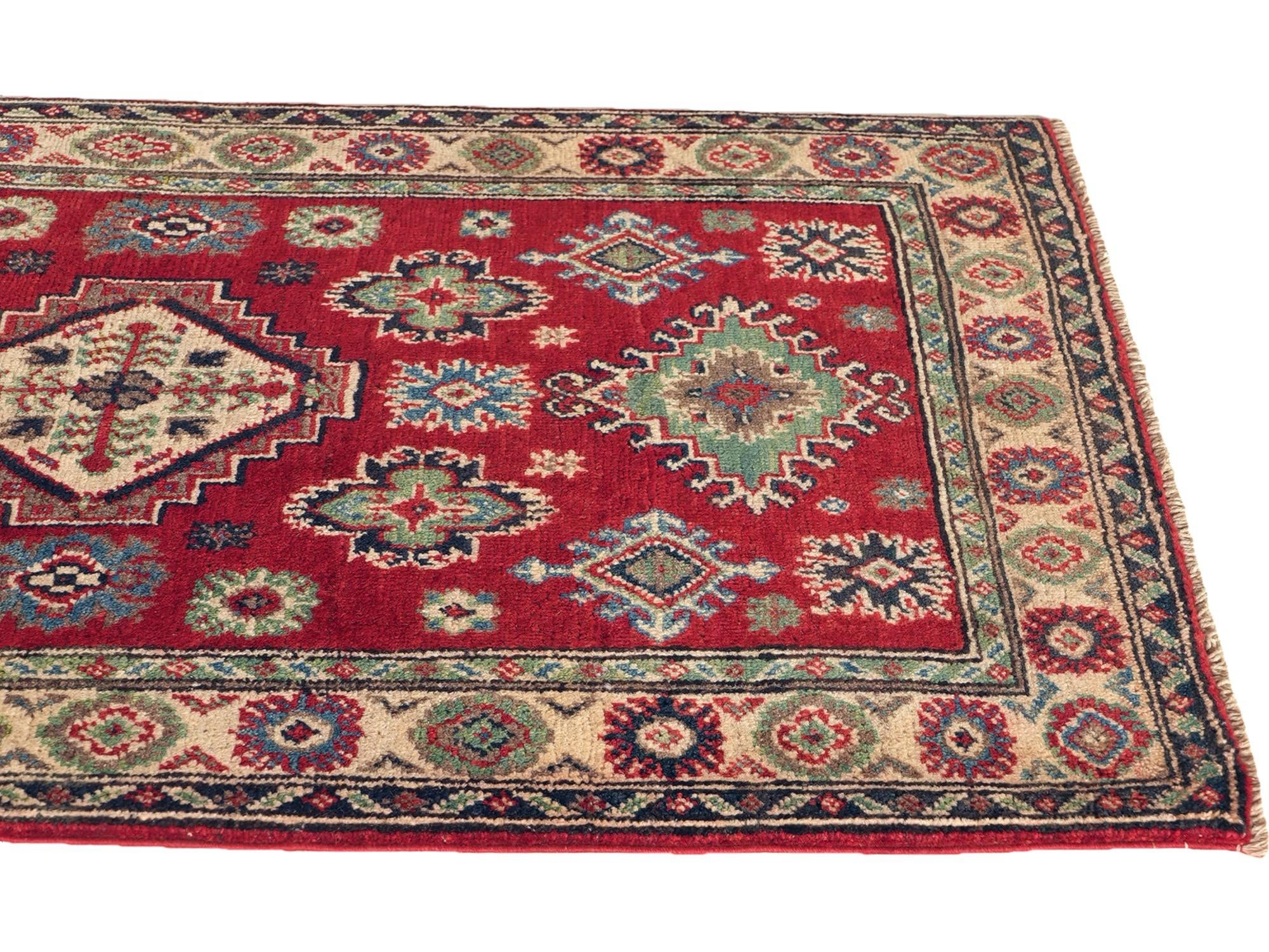 85cm x 125cm Hand Knotted Kazak Rug