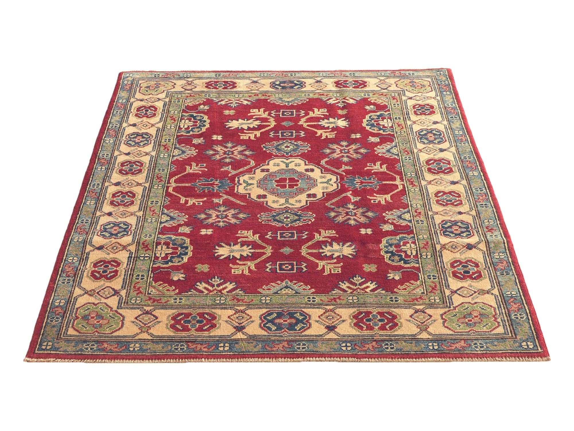 130cm x 180cm Hand Knotted Kazak Rug