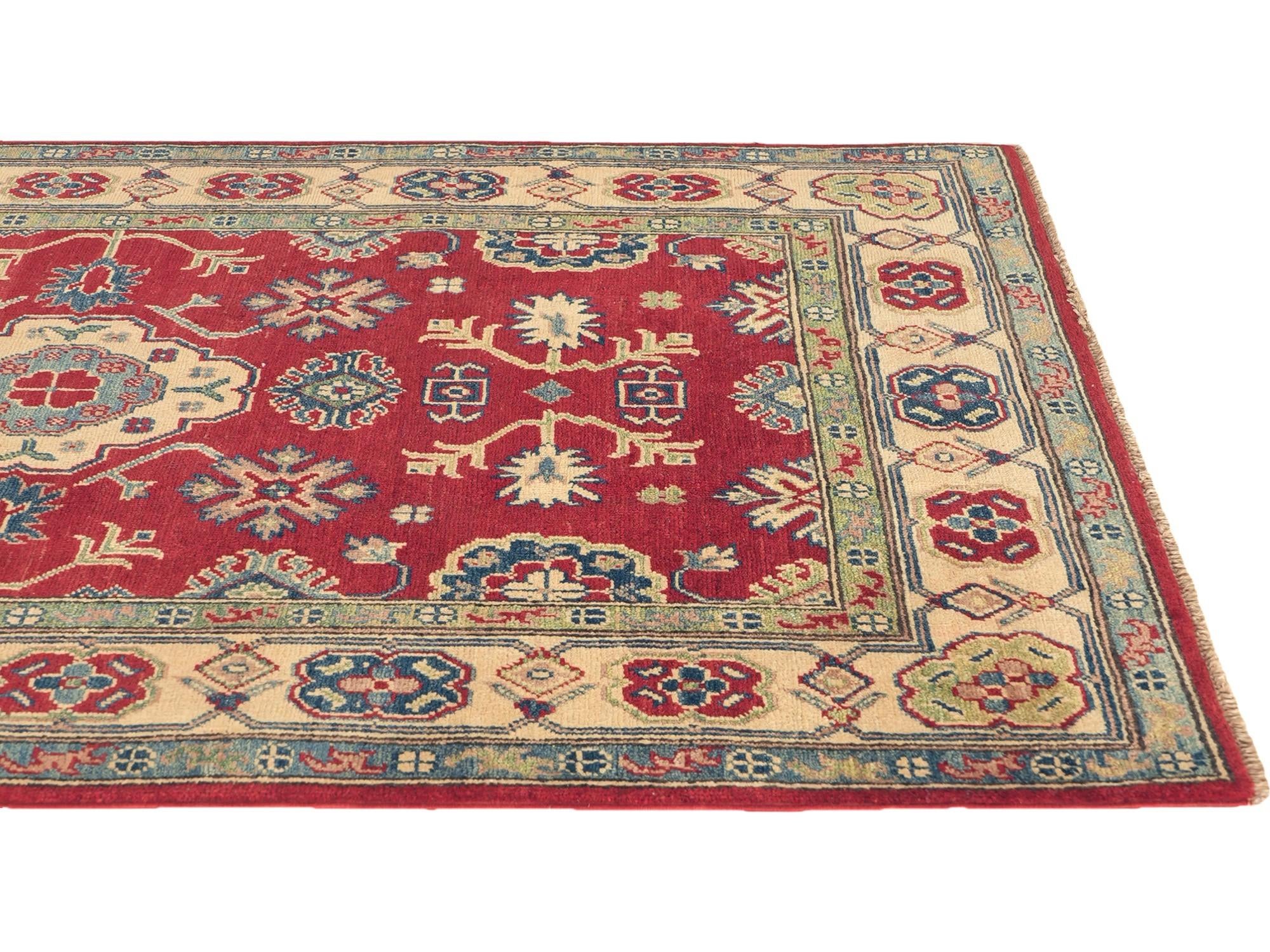 130cm x 180cm Hand Knotted Kazak Rug